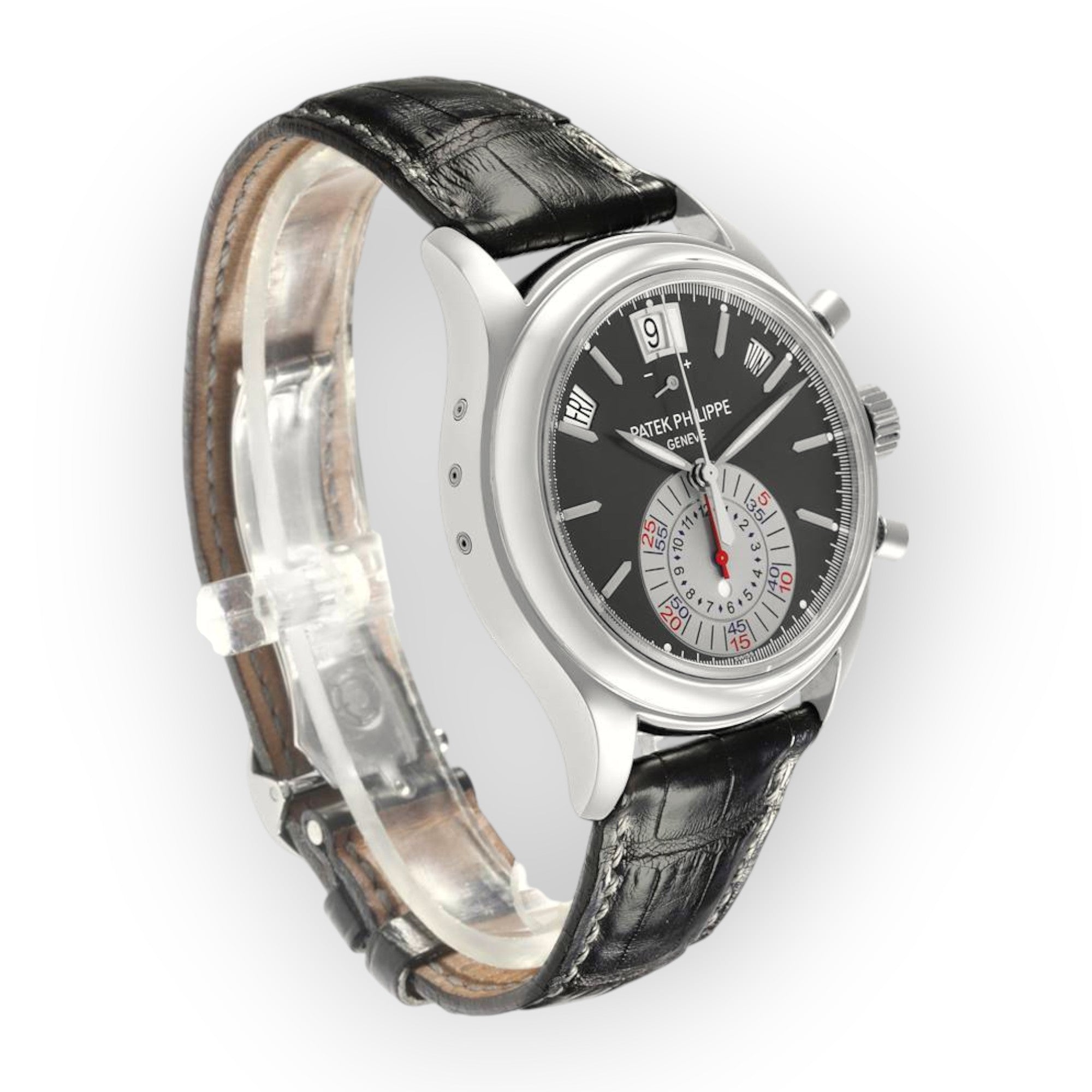 Patek Philippe Annual Calendar Chronograph Platinum Mens Watch 5960P-Patek Philippe-JD Watches NY