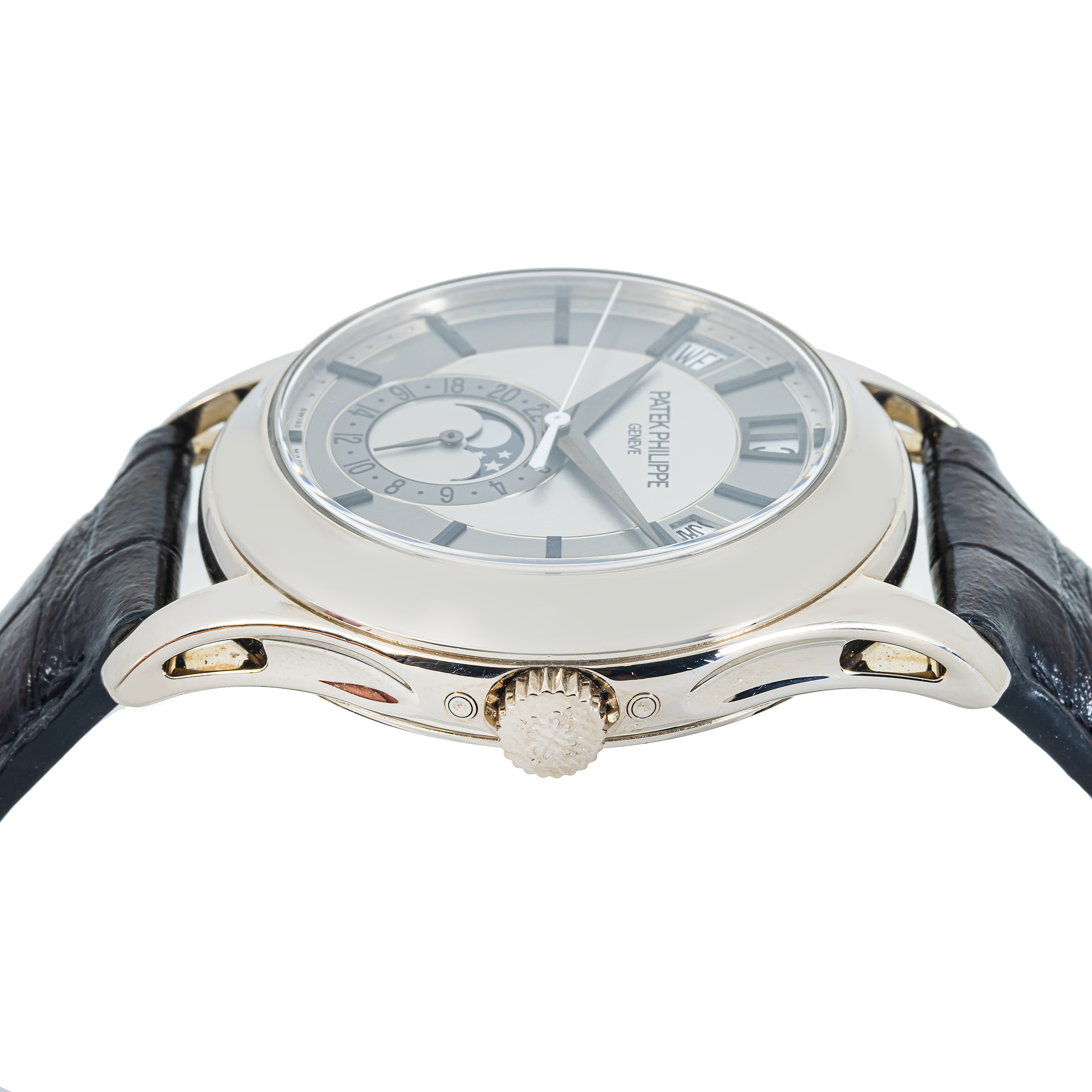 Patek Philippe Annual Calendar Moonphase 5205G-001 – 40mm White Gold, Black Dial