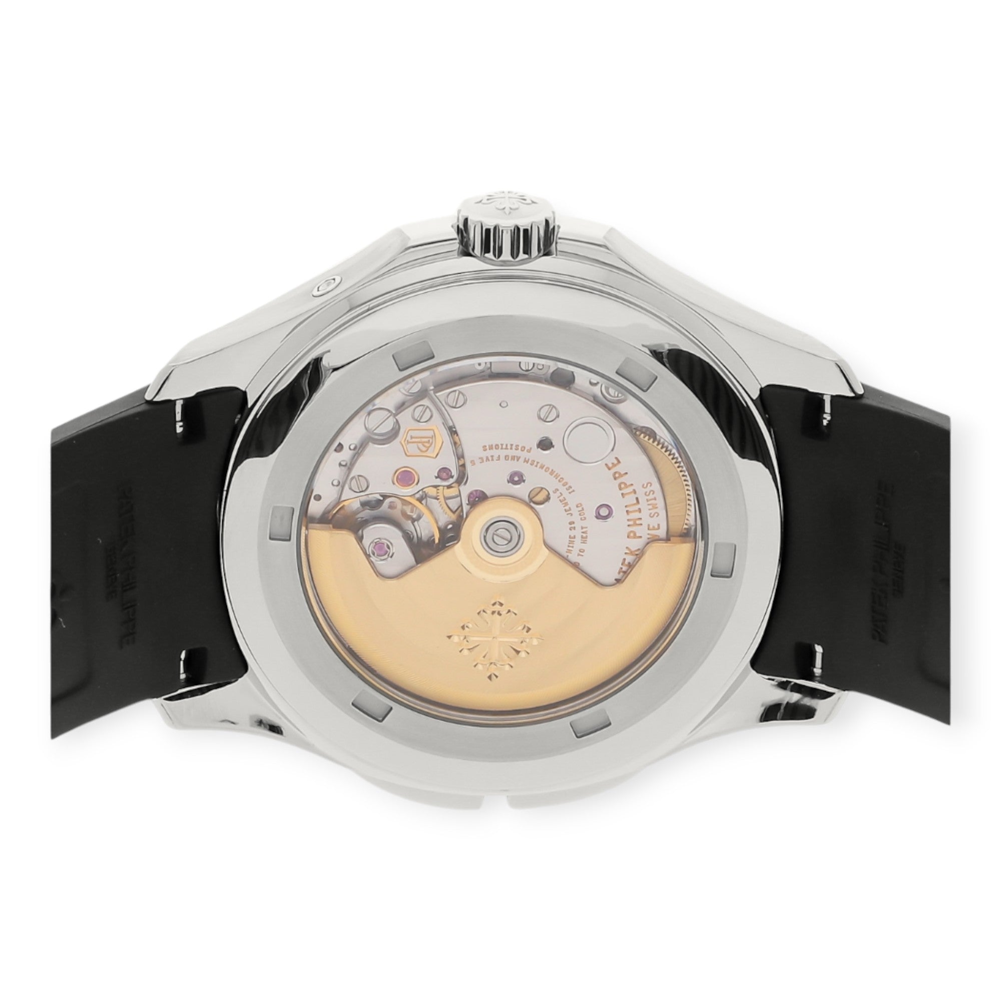 Patek Philippe Aquanaut 5164A-001 40.8MM Black Dial With Black Strap-Patek Philippe-JD Watches NY
