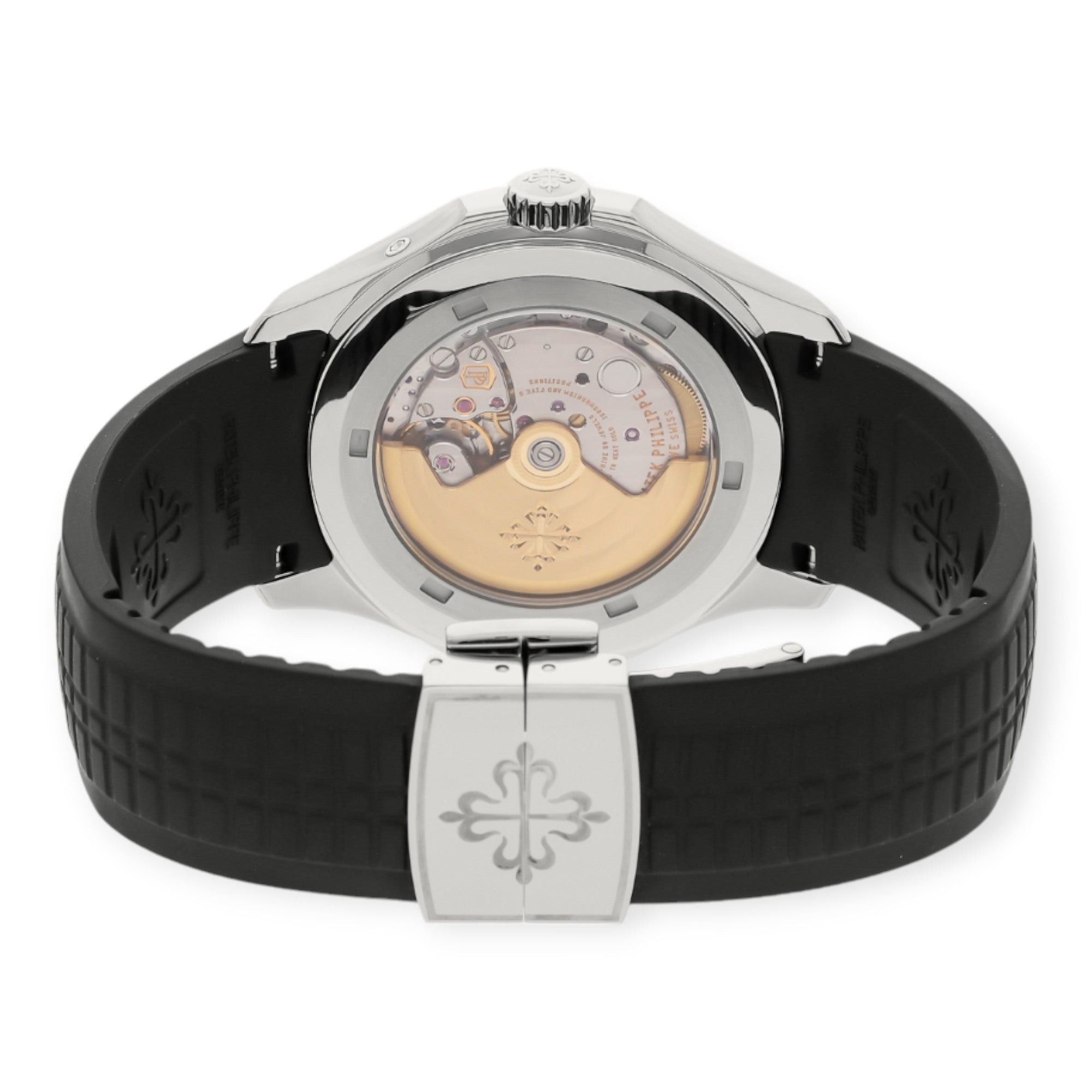 Patek Philippe Aquanaut 5164A-001 40.8MM Black Dial With Black Strap-Patek Philippe-JD Watches NY