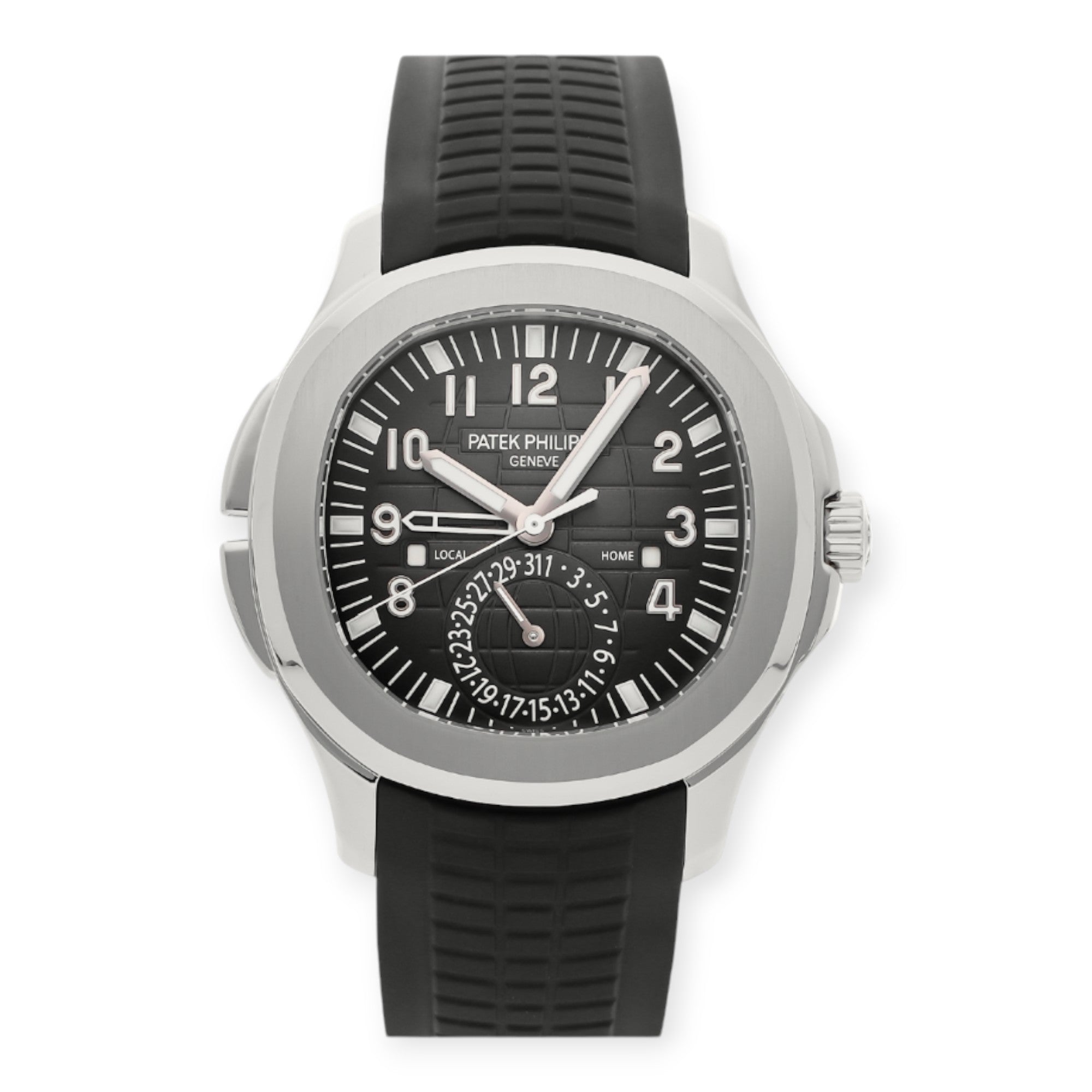 Patek Philippe Aquanaut 5164A-001 40.8MM Black Dial With Black Strap-Patek Philippe-JD Watches NY