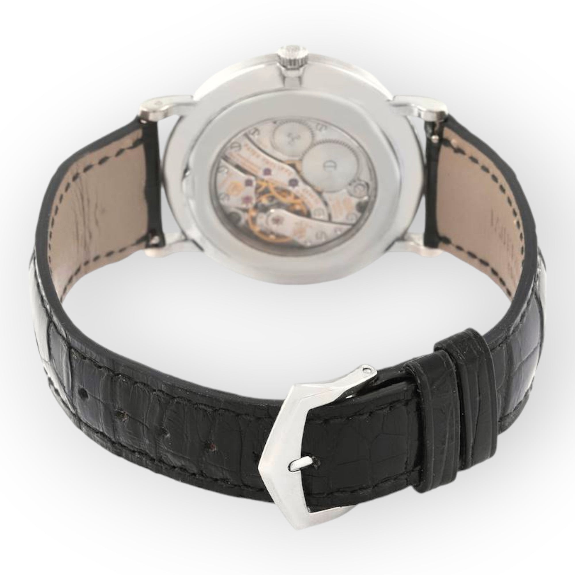 Patek Philippe Calatrava 5116 White Gold White Roman Dial Mens Watch-Patek Philippe-JD Watches NY