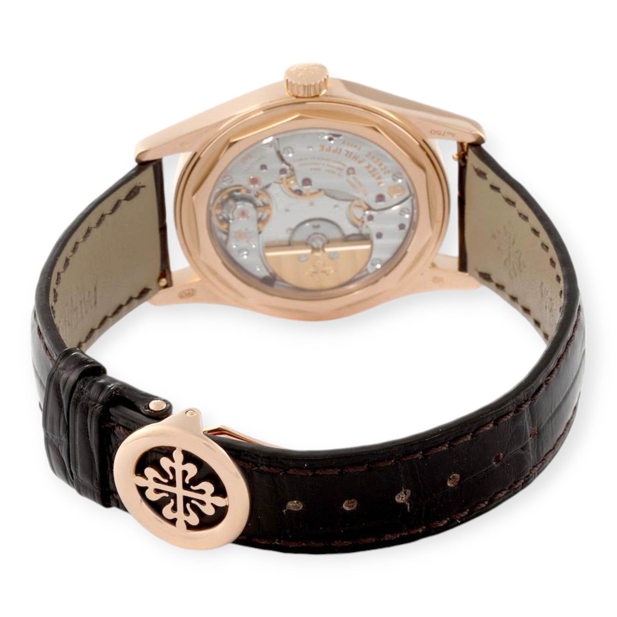 Patek Philippe Calatrava 6000R Rose Gold Brown Dial Mens Watch-Patek Philippe-JD Watches NY