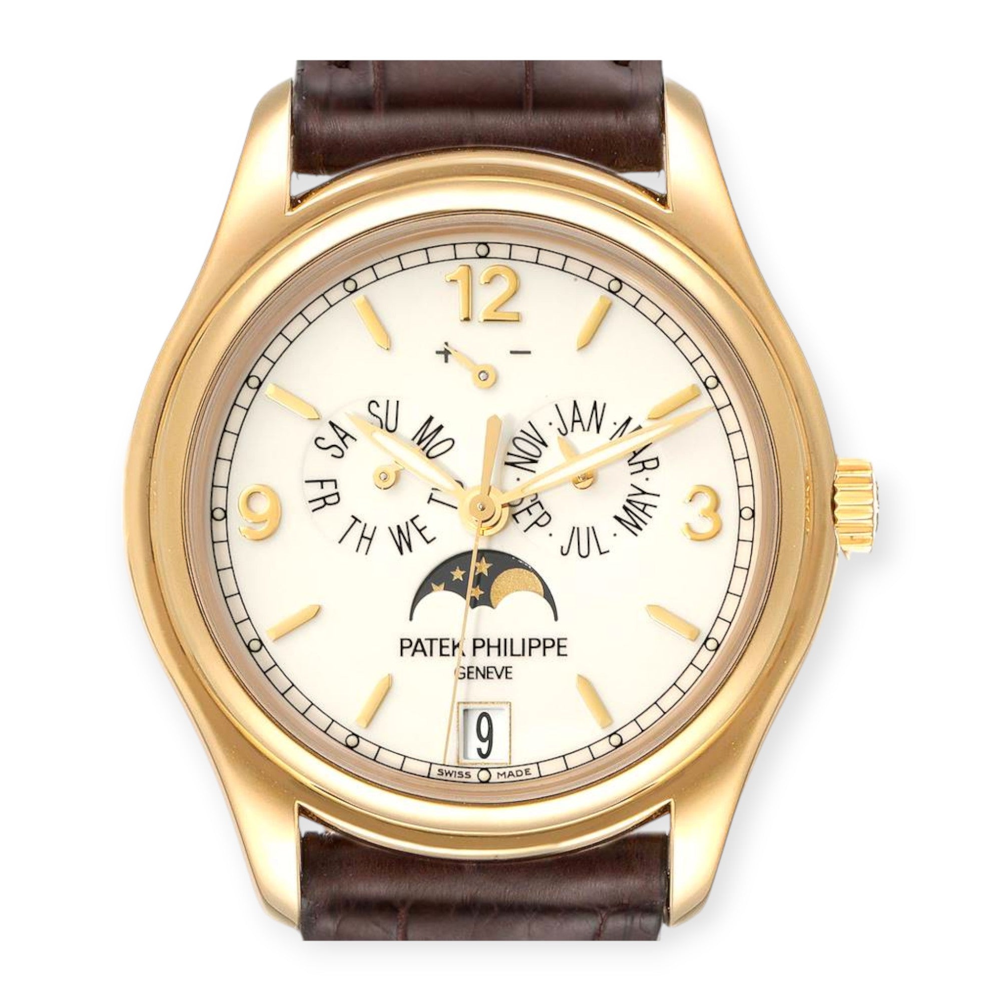 Patek Philippe Complicated Annual Calendar 5146 Yellow Gold Mens Watch-Patek Philippe-JD Watches NY