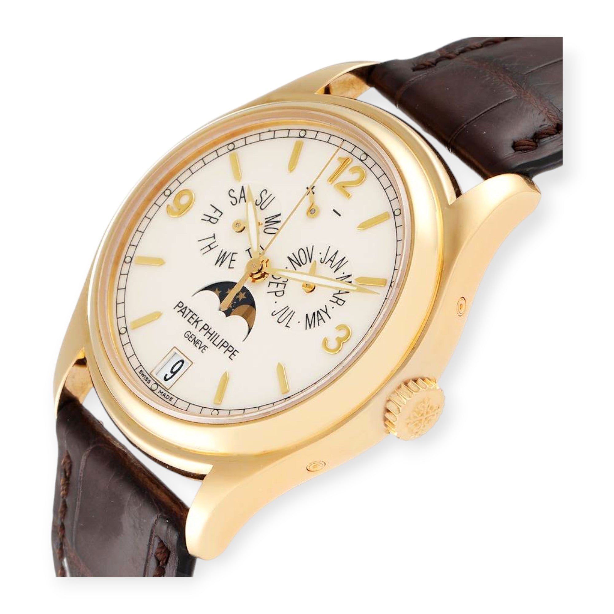 Patek Philippe Complicated Annual Calendar 5146 Yellow Gold Mens Watch-Patek Philippe-JD Watches NY