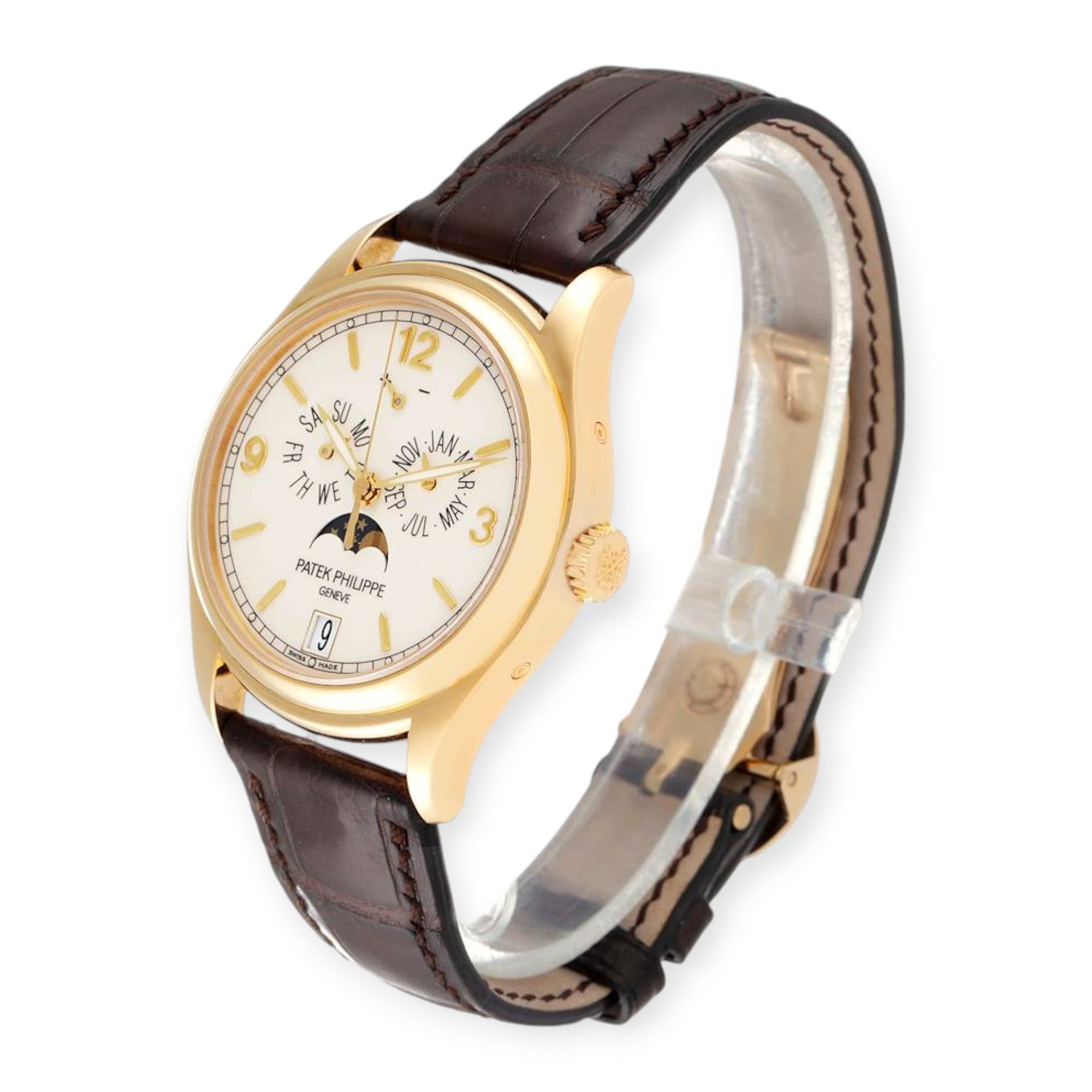 Patek Philippe Complicated Annual Calendar 5146 Yellow Gold Mens Watch-Patek Philippe-JD Watches NY