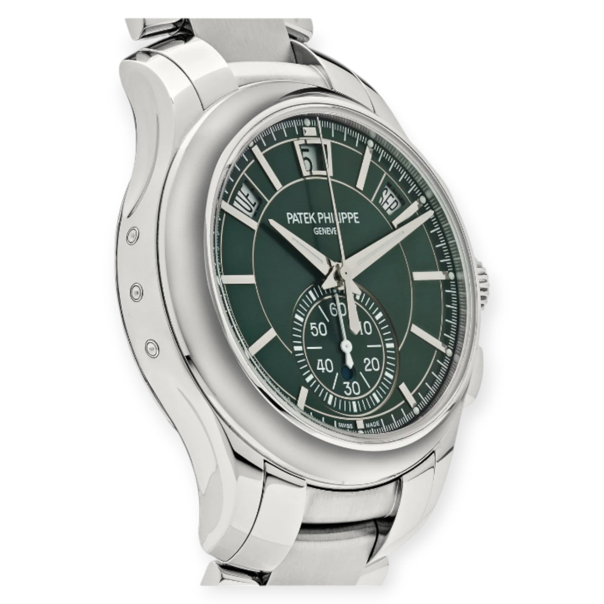 Patek Philippe Complications Flyback Chronograph Annual Calendar 5905 42MM Green Dial-Patek Philippe-JD Watches NY
