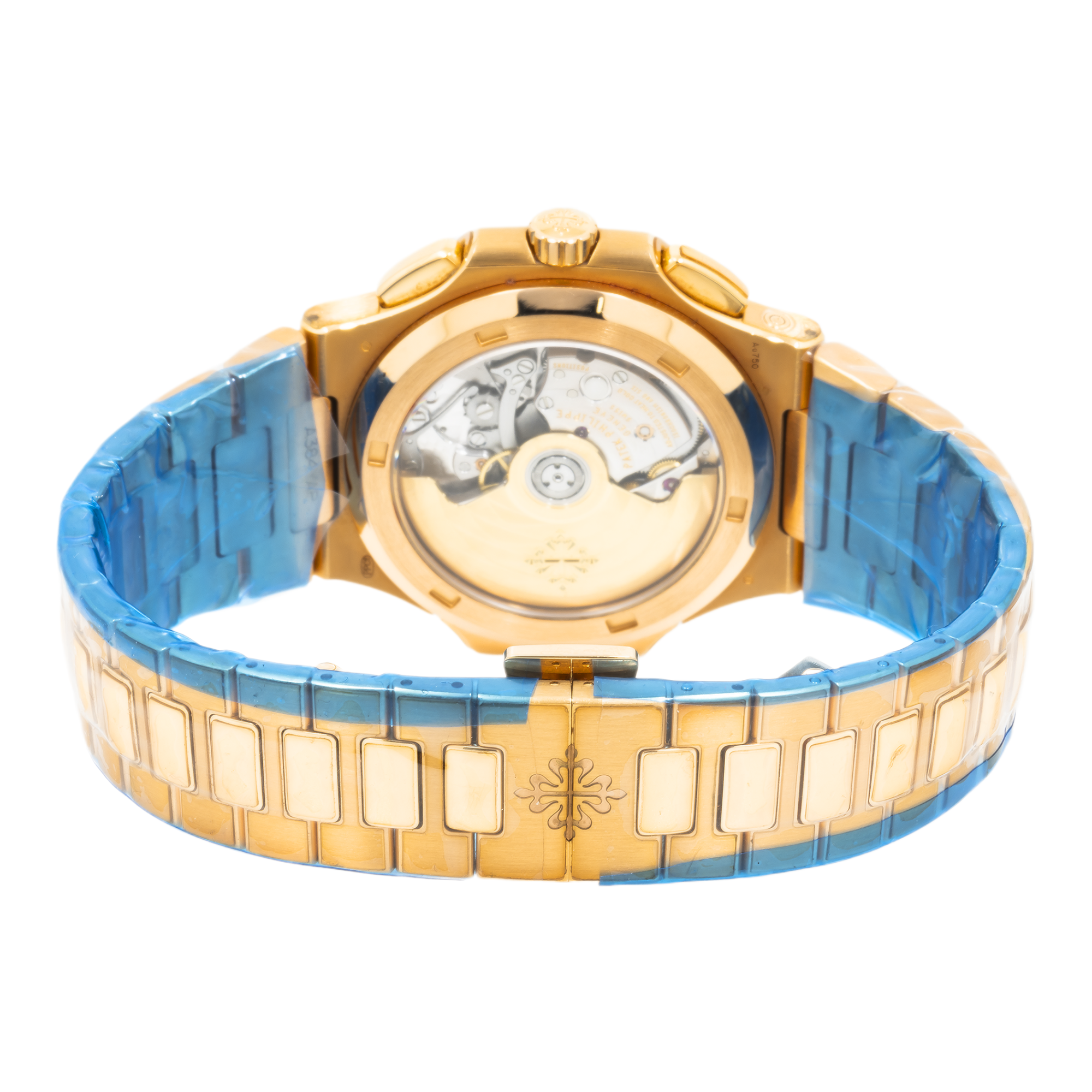 Patek Philippe Nautilus 5990/1R-001 Travel Time Flyback Chronograph Rose Gold Blue Dial-Patek Philippe-JD Watches NY