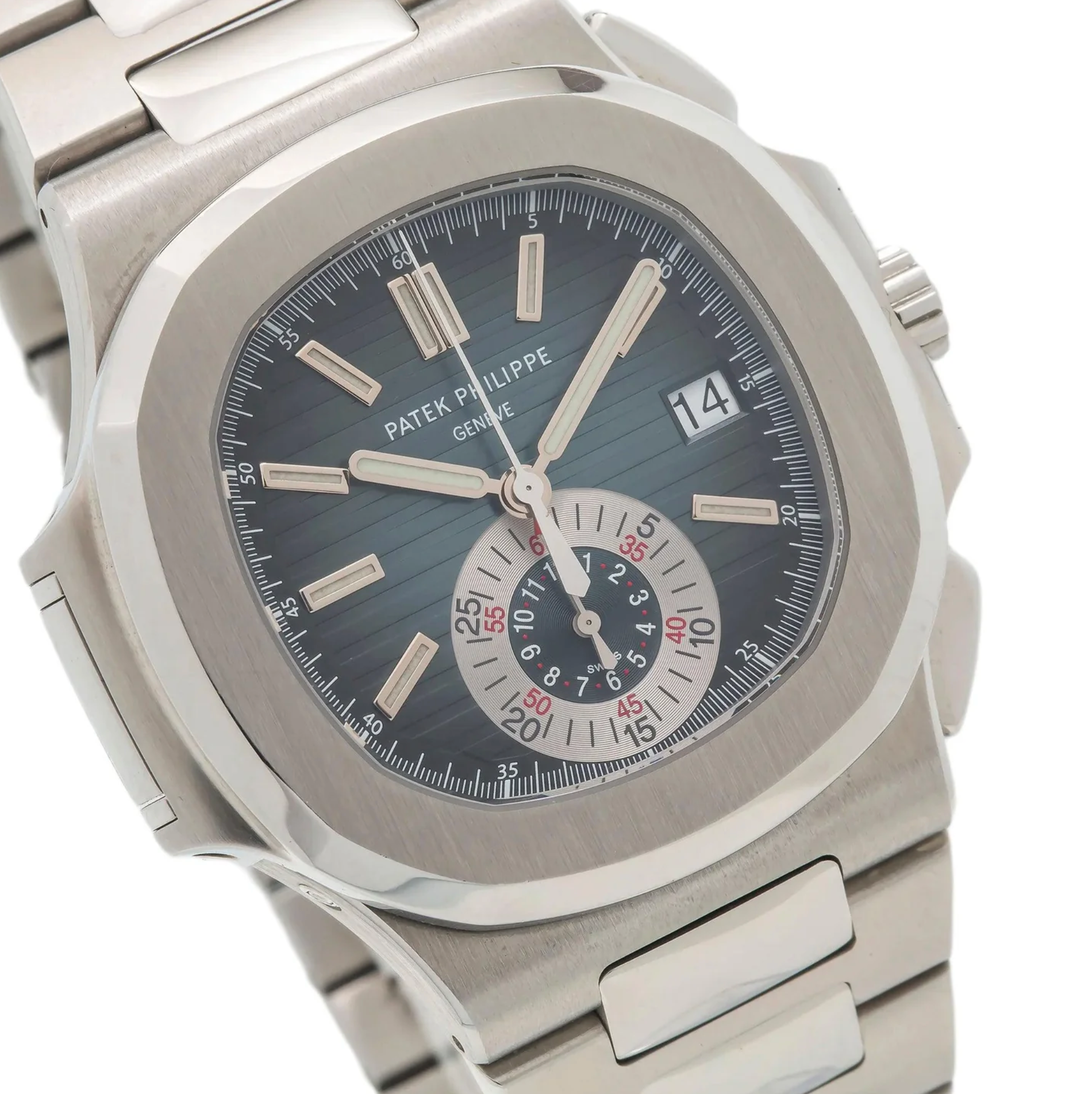 Patek Philippe Nautilus Chronograph – Stainless Steel with Blue Dial Ref. 5980/1A-001-Patek Philippe-JD Watches NY