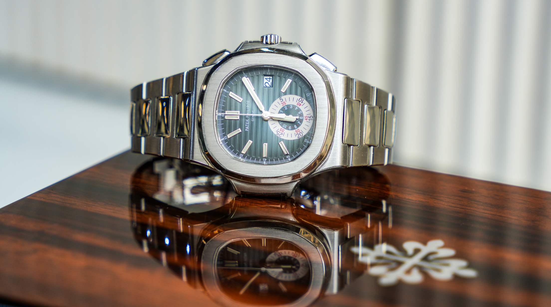 Patek Philippe Nautilus Chronograph – Stainless Steel with Blue Dial Ref. 5980/1A-001-Patek Philippe-JD Watches NY