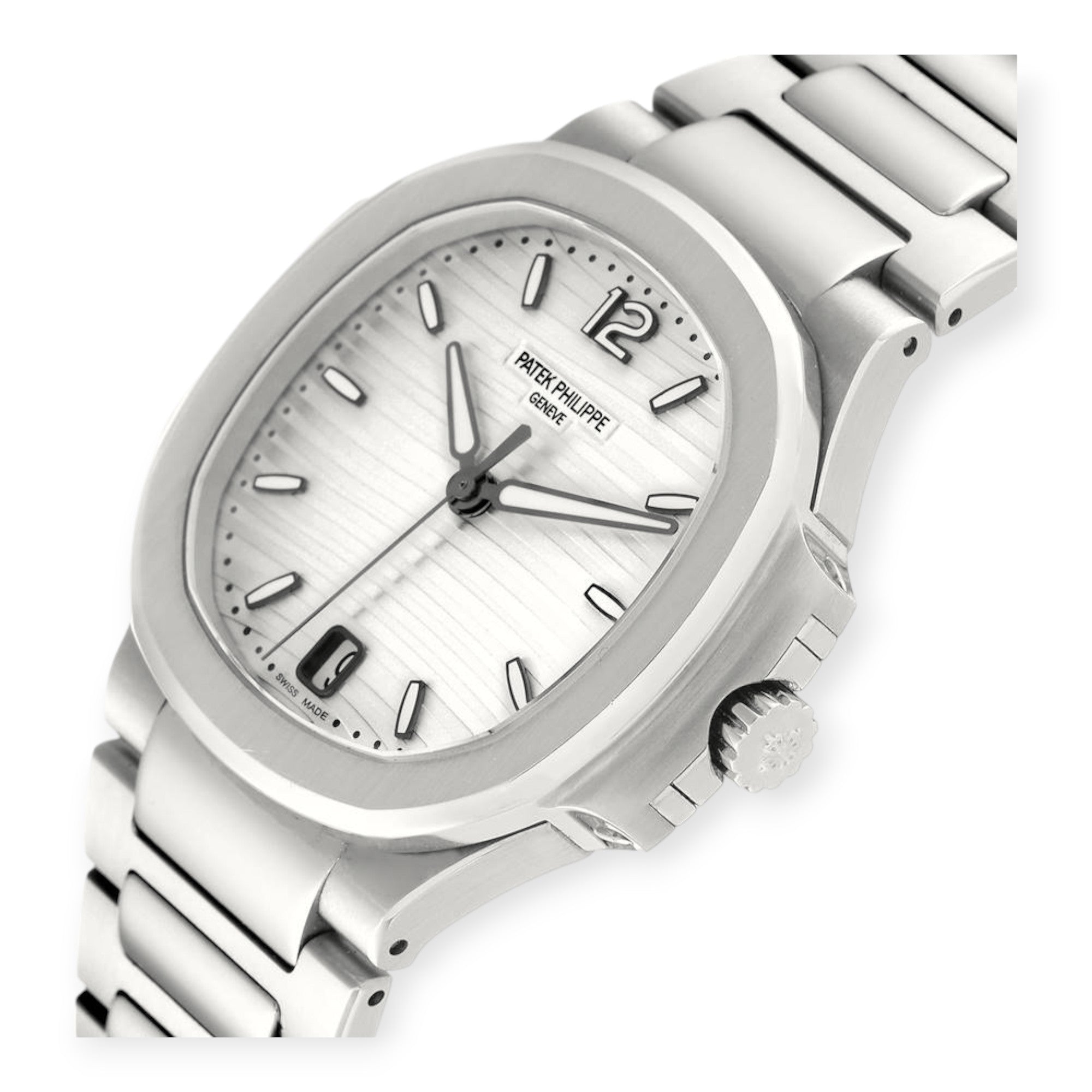 Patek Philippe Nautilus Silver Dial Steel Mens Watch 7118 Unworn-Patek Philippe-JD Watches NY