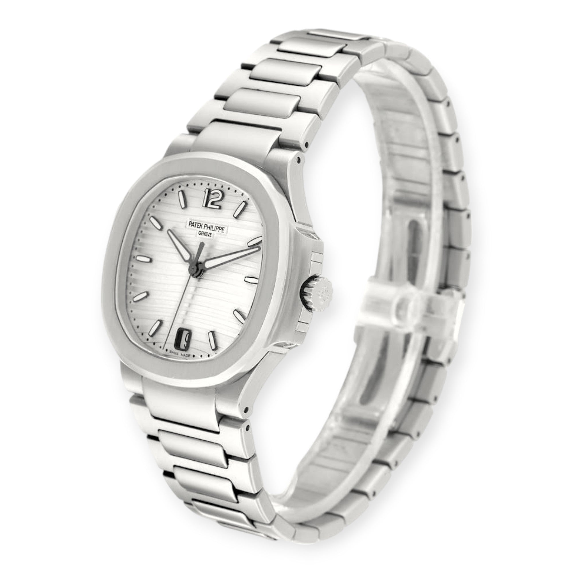 Patek Philippe Nautilus Silver Dial Steel Mens Watch 7118 Unworn-Patek Philippe-JD Watches NY