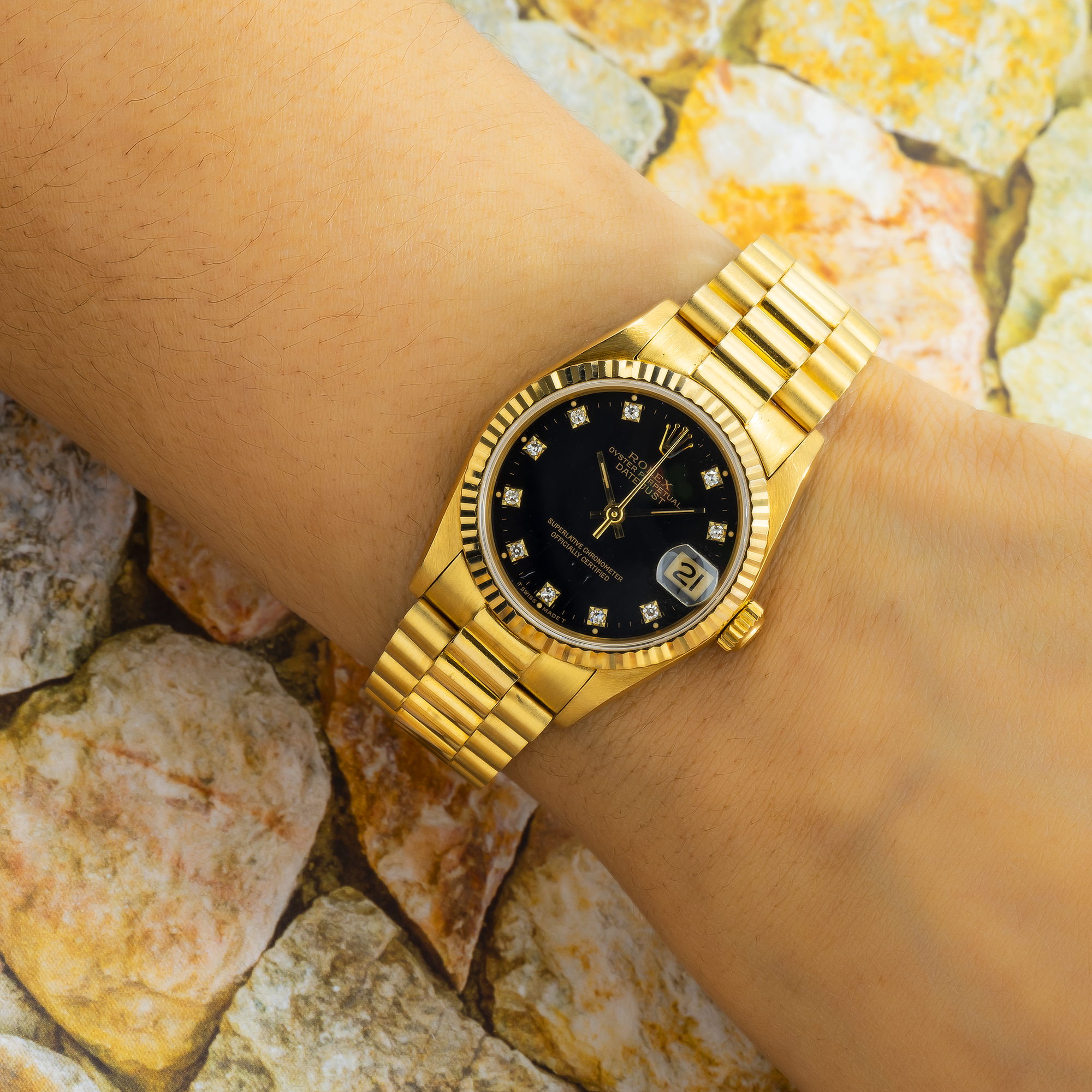 Pre-Owned Rolex Datejust 68278 31mm | JD Watches NY