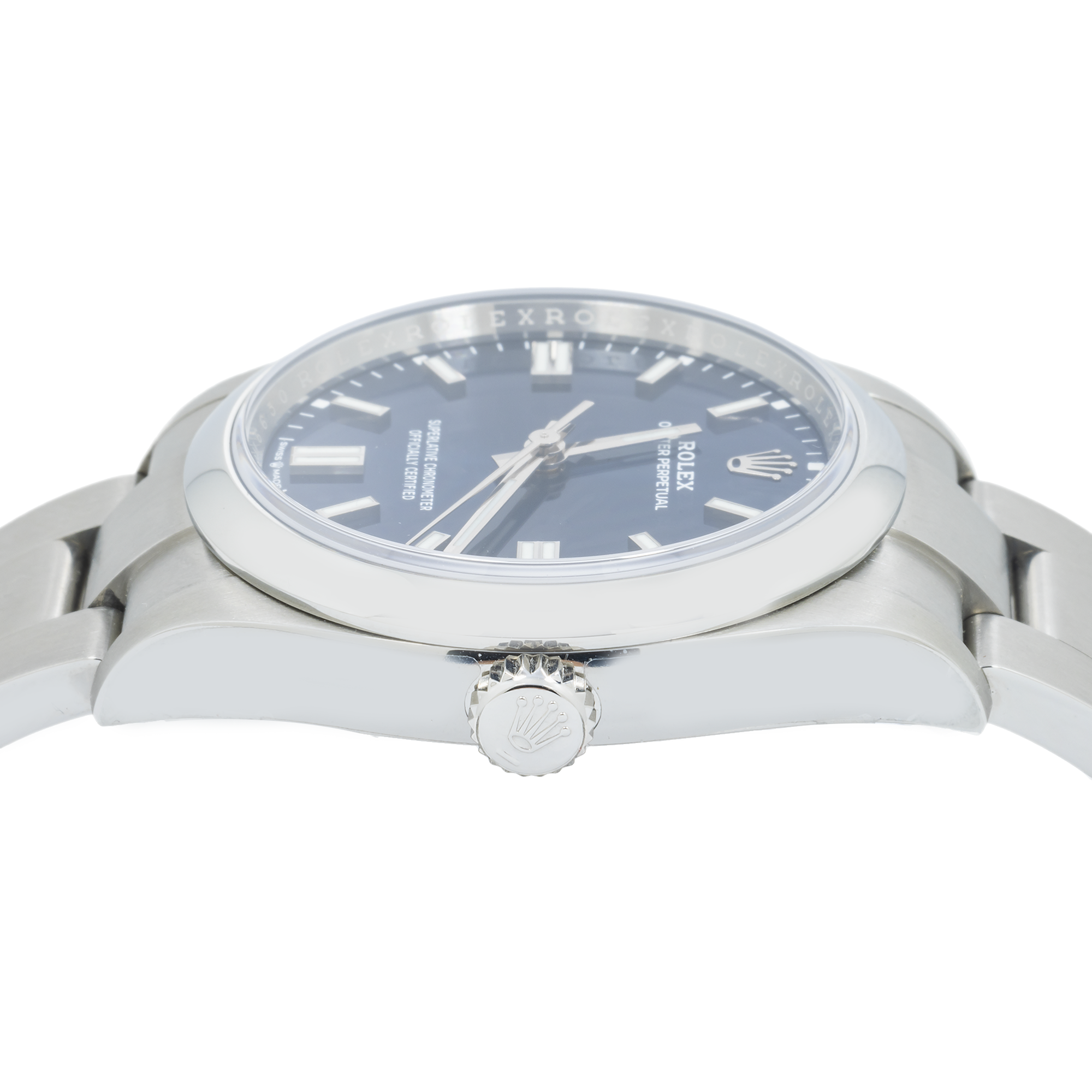 Rolex 36mm Oyster Perpetual 126000 with Blue Dial (Years: 2023-2025)-Rolex-JD Watches NY