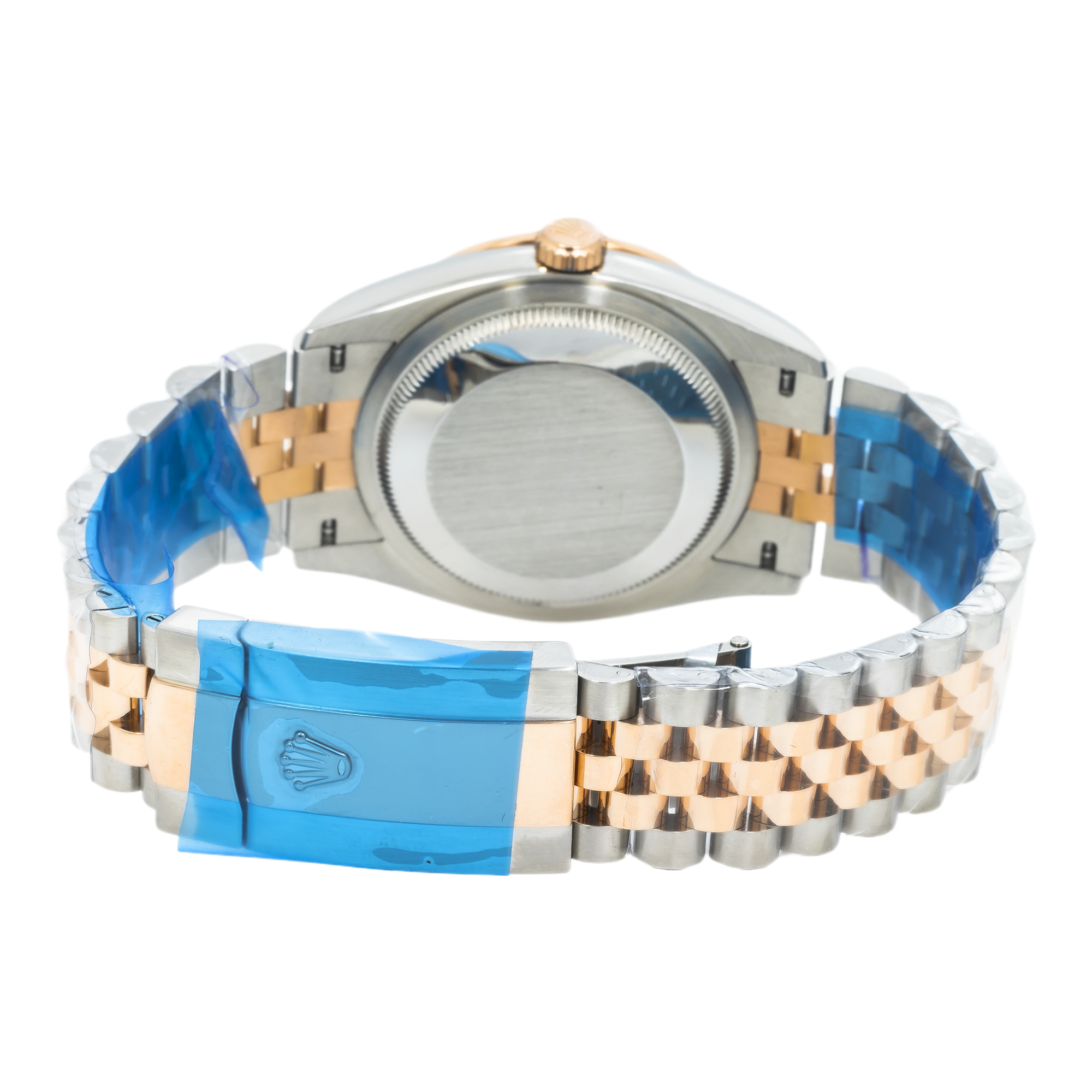 Rolex 36mm Stainless Steel & Everose Gold Datejust 126281RBR with Rose Roman Diamond Dial and Jubilee Bracelet (Year: 2017 to 2019)-Rolex-JD Watches NY