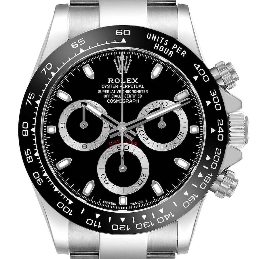 Rolex Cosmograph Daytona 126500LN 40mm Black Dial Oystersteel Cerachrom Bezel Chronograph
