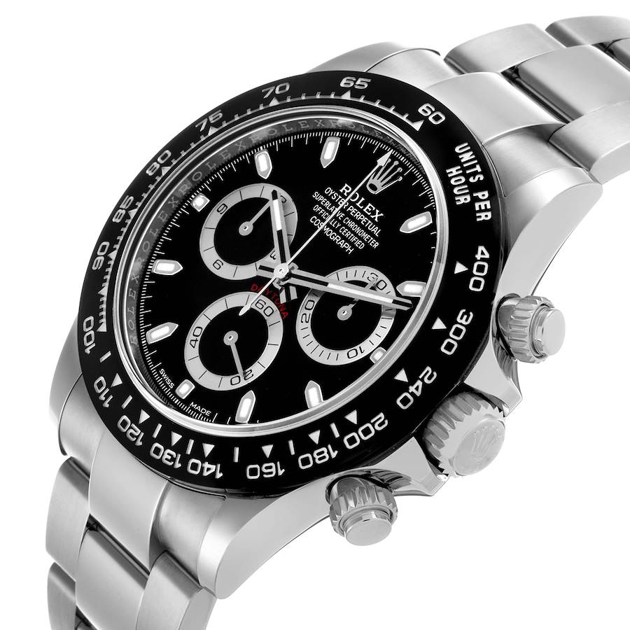 Rolex Cosmograph Daytona 126500LN 40mm Black Dial Oystersteel Cerachrom Bezel Chronograph