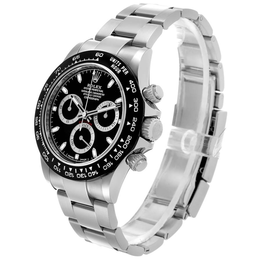 Rolex Cosmograph Daytona 126500LN 40mm Black Dial Oystersteel Cerachrom Bezel Chronograph