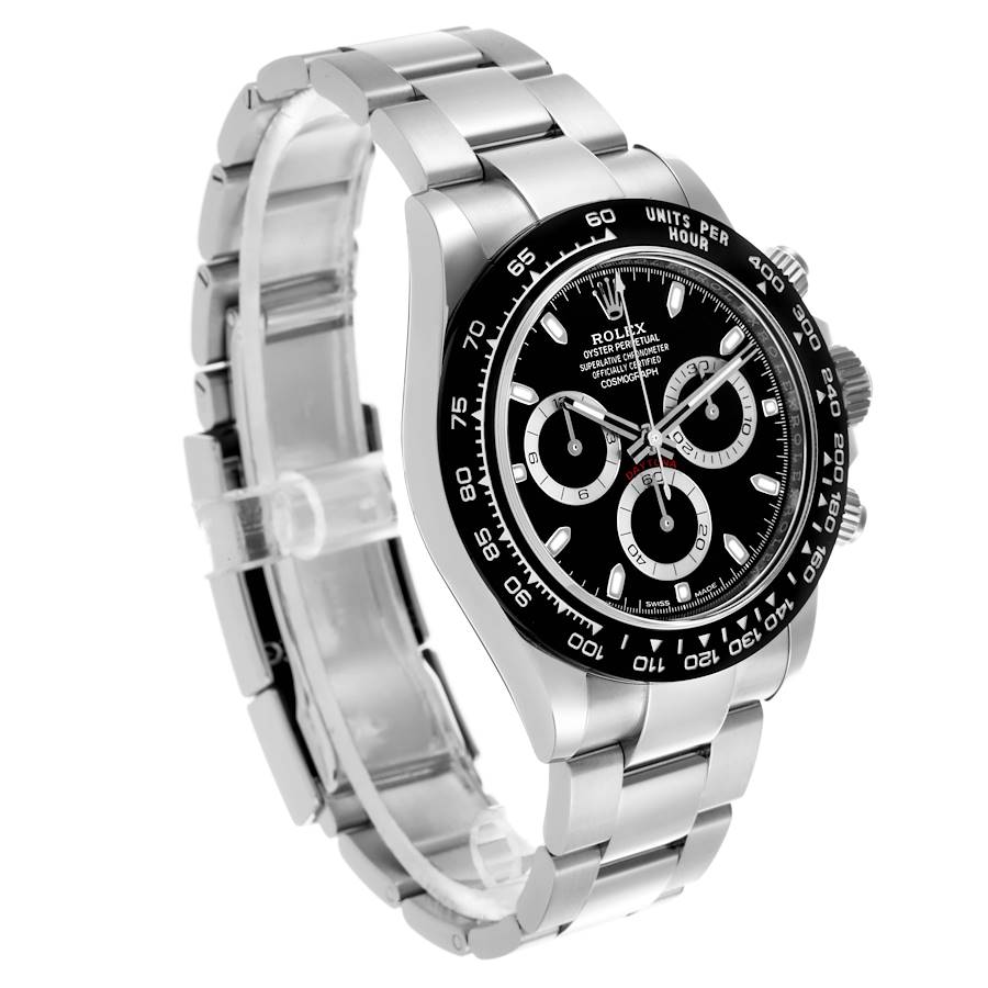 Rolex Cosmograph Daytona 126500LN 40mm Black Dial Oystersteel Cerachrom Bezel Chronograph