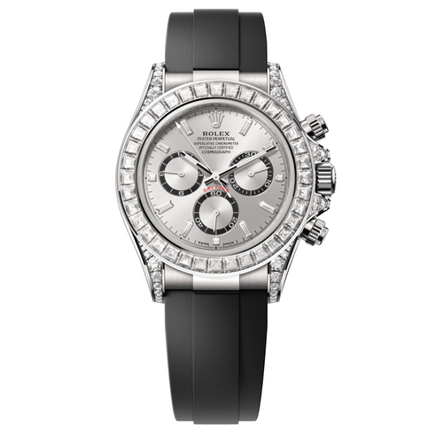 Rolex Cosmograph Daytona – 18k White Gold with Diamond Bezel Ref. 126539TBR-0002