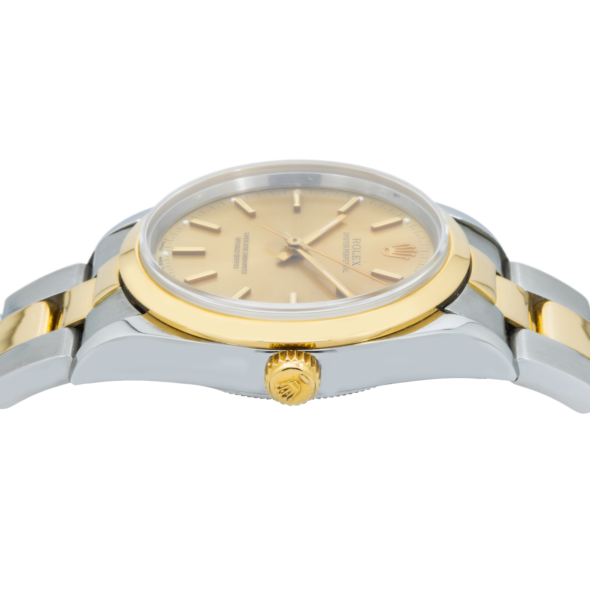 Rolex Date 14203 Stainless Steel and Yellow Gold with Oyster Bracelet-Rolex-JD Watches NY