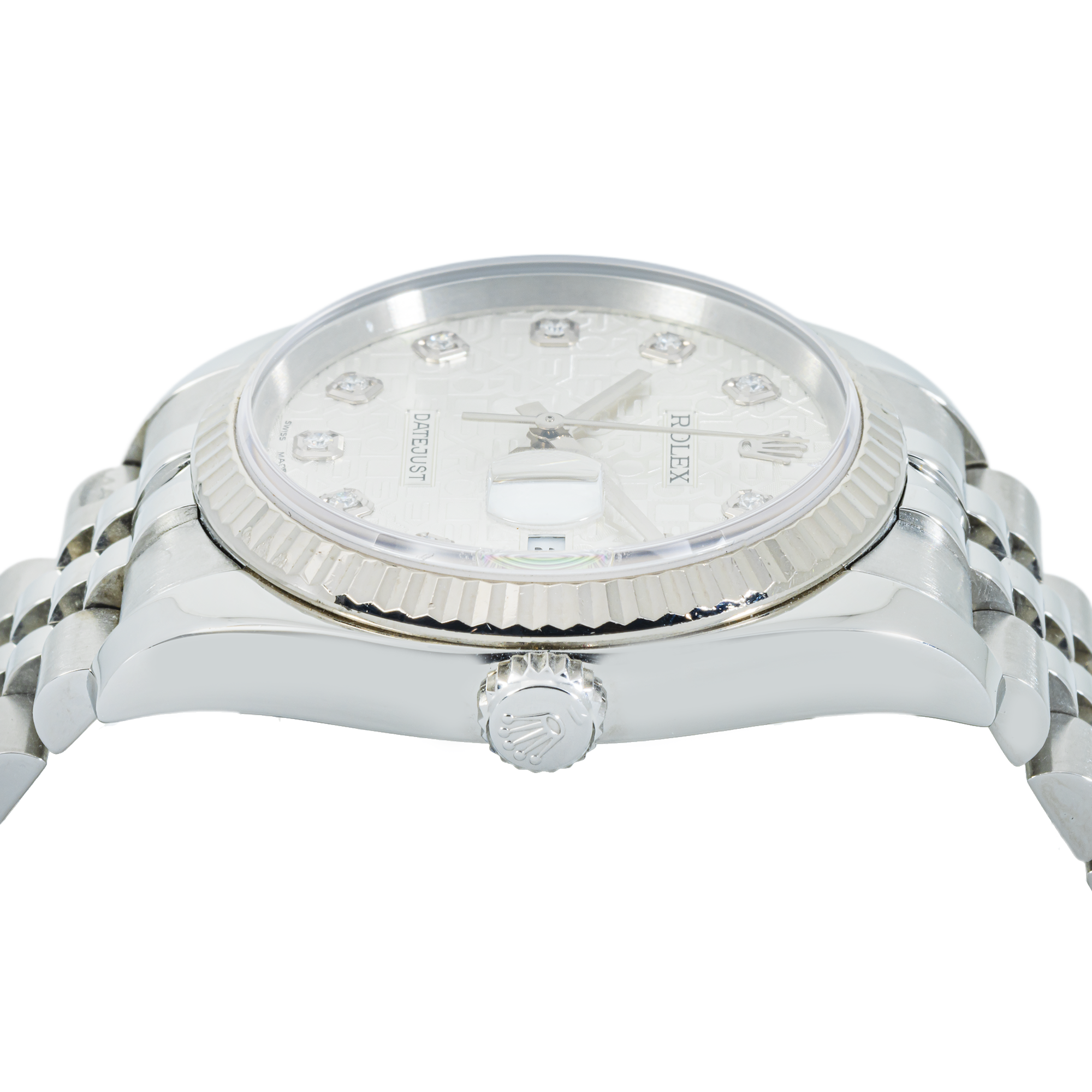 Rolex Datejust 116234 Silver Jubilee Diamond Dial 36mm