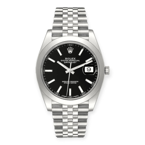 Rolex Datejust 126300 41mm Black Dial With Stainless Steel Bracelet