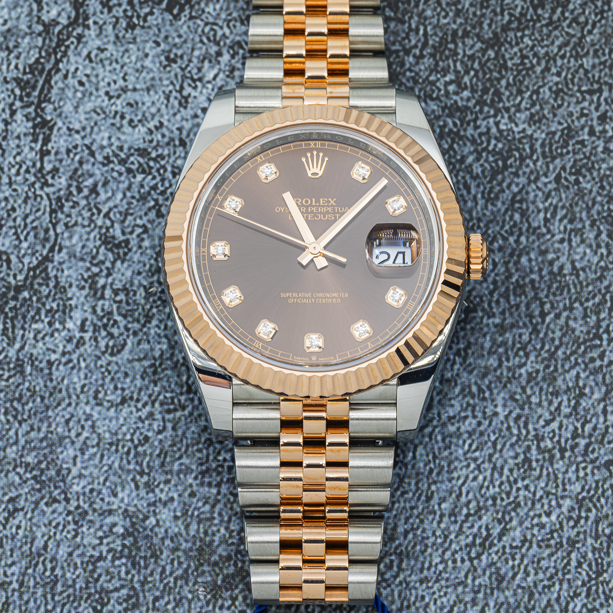 Rolex Datejust 126331 Chocolate Diamond Dial 41mm Two-Tone (2017 to 2020)