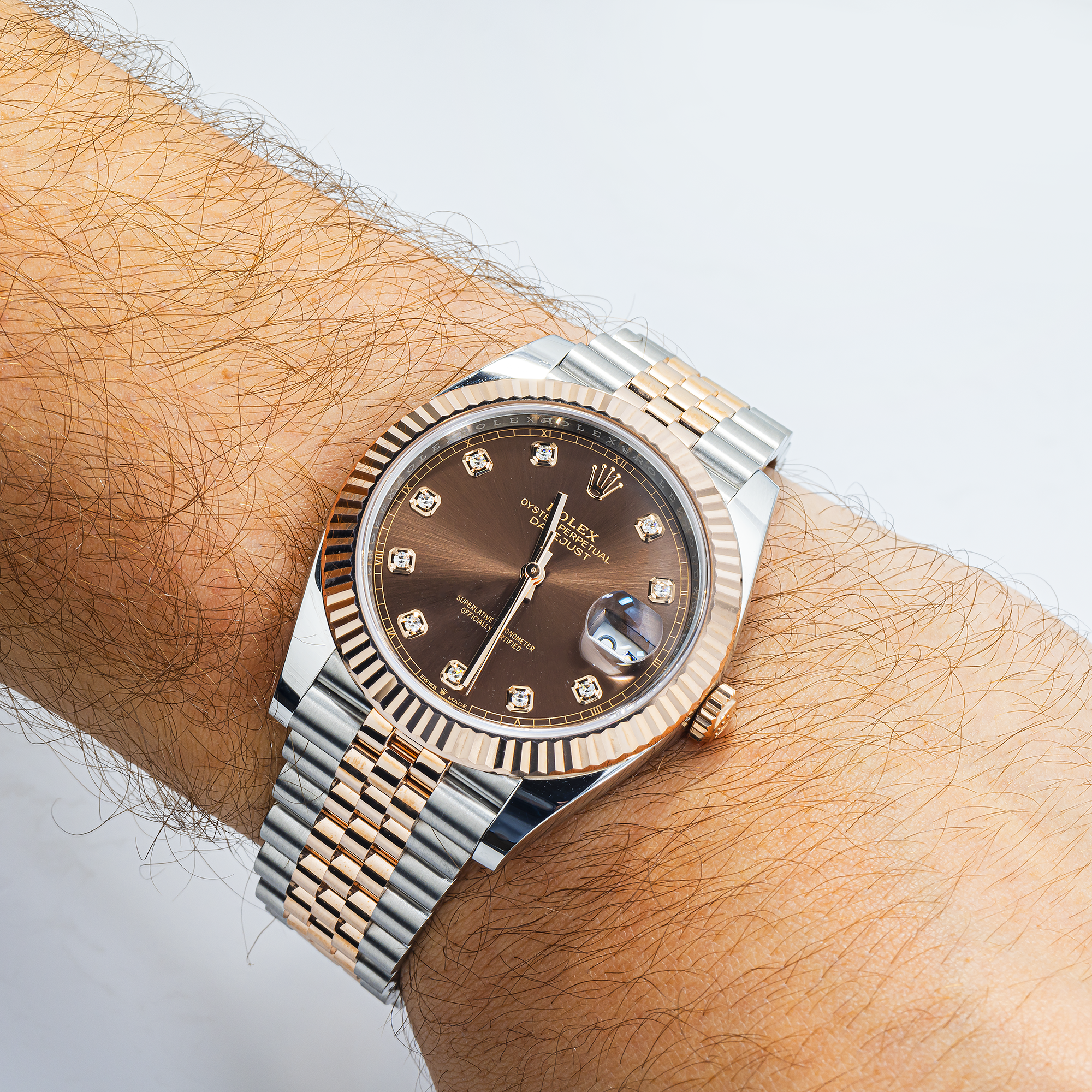 Rolex Datejust 126331 Chocolate Diamond Dial 41mm Two-Tone (2017 to 2020)