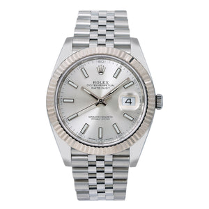 Rolex Datejust 126334 41mm Silver Dial With Stainless Steel Jubilee