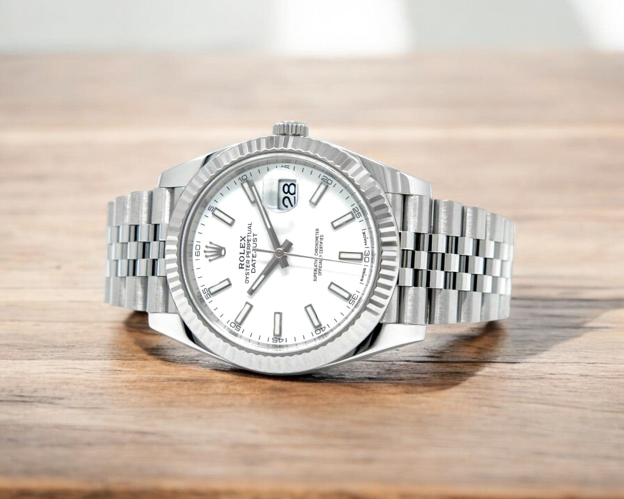 Rolex Datejust 126334 41mm White Index Dial With Jubilee-Rolex-JD Watches NY