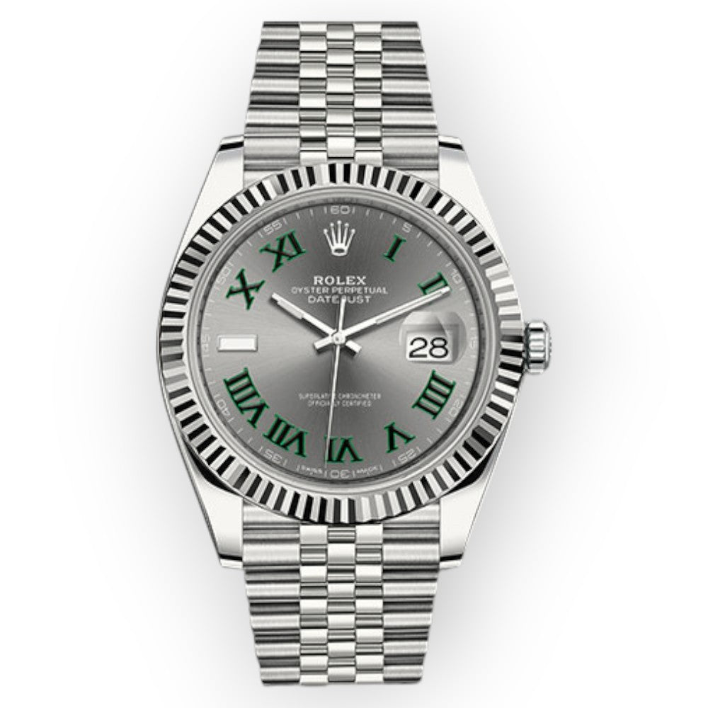 Rolex Datejust 126334 41mm Wimbledon Dial With Jubilee-Rolex-JD Watches NY