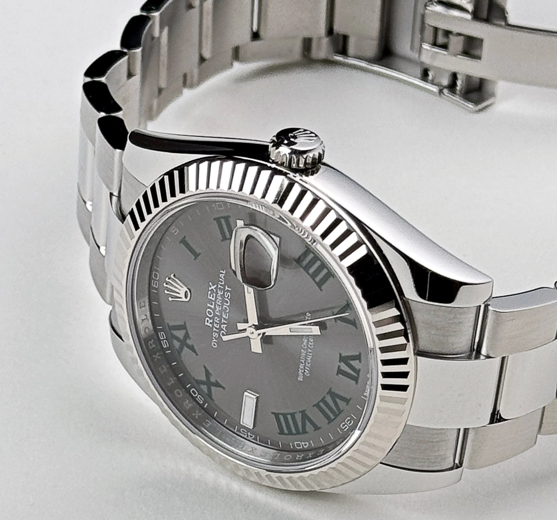 Rolex Datejust 126334 'Wimbledon' Stainless Steel Slate Dial Oyster-Rolex-JD Watches NY