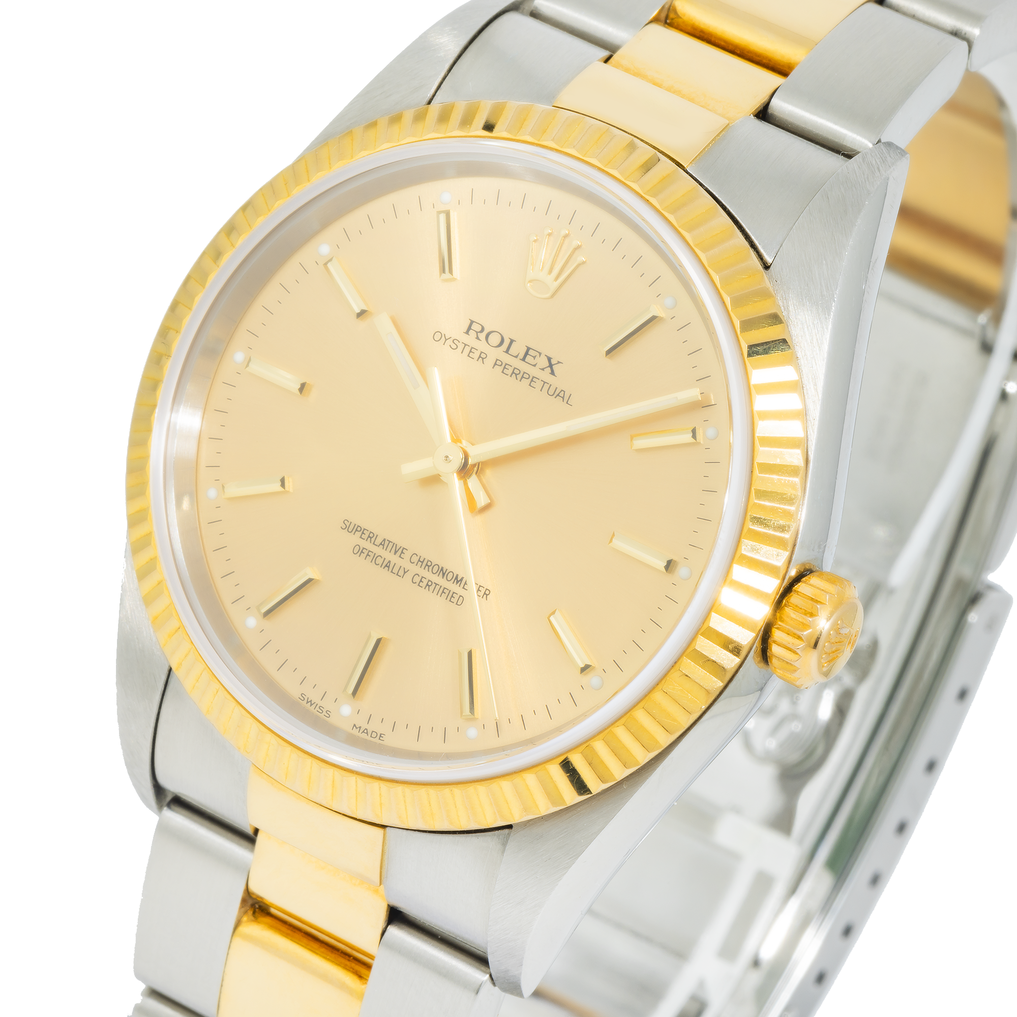 Rolex Datejust 14233 Two-Tone Stainless Steel & 18k Yellow Gold – 34mm Automatic Watch-Rolex-JD Watches NY