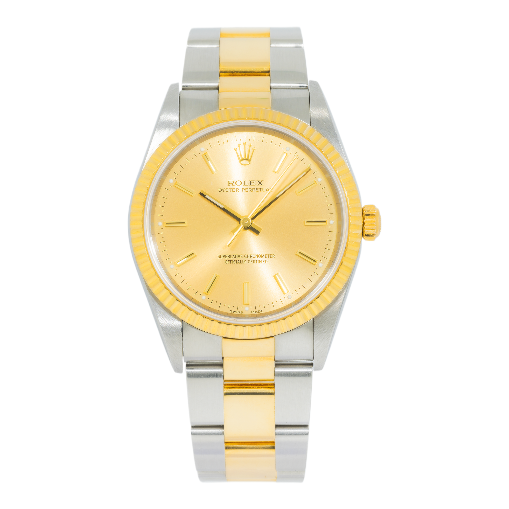 Rolex Datejust 14233 Two-Tone Stainless Steel & 18k Yellow Gold – 34mm Automatic Watch-Rolex-JD Watches NY