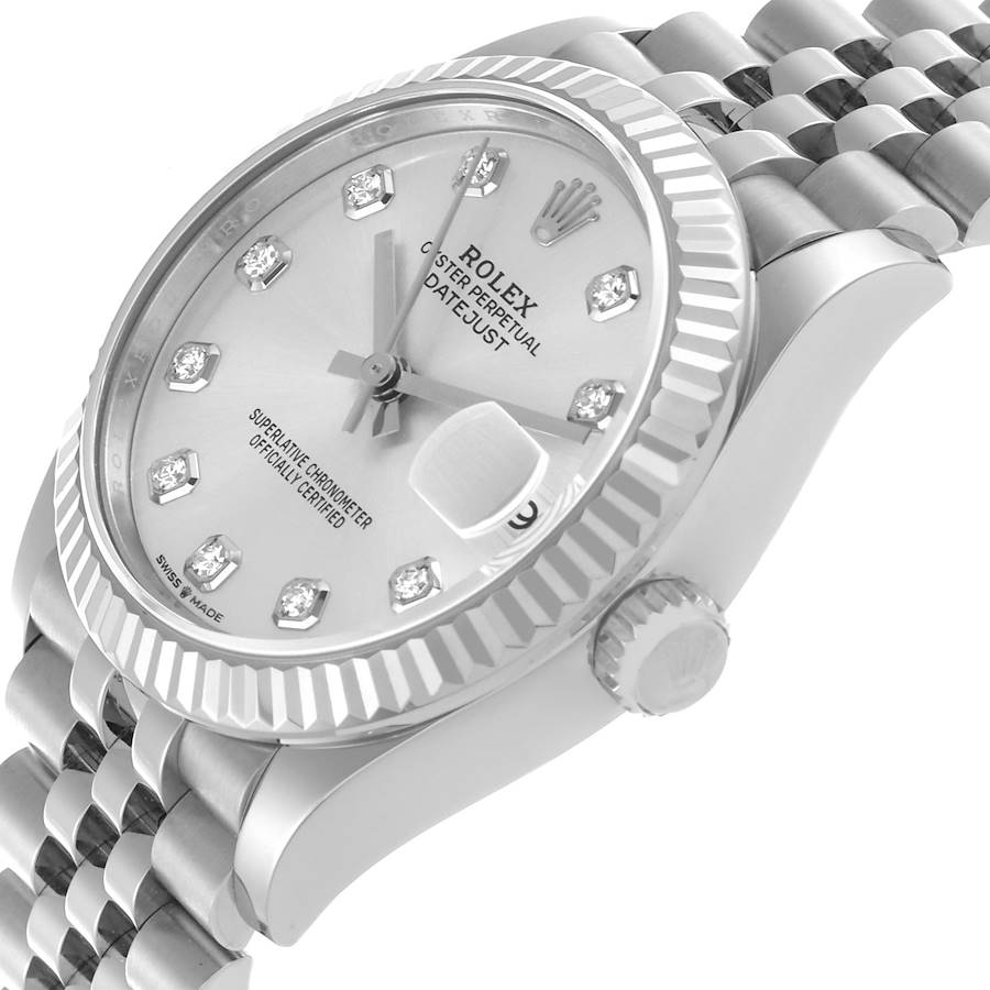 Rolex Datejust 278274 31MM White Roman Dial With Oyster Bracelet-Rolex-JD Watches NY