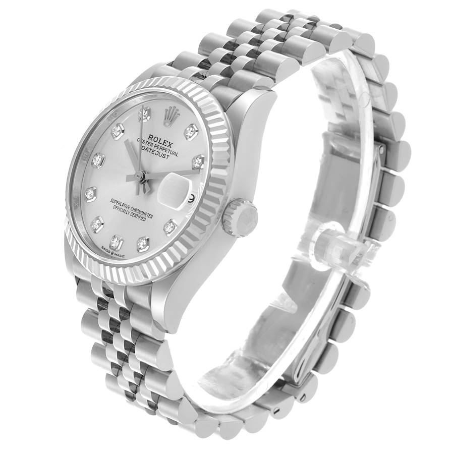 Rolex Datejust 278274 31MM White Roman Dial With Oyster Bracelet-Rolex-JD Watches NY