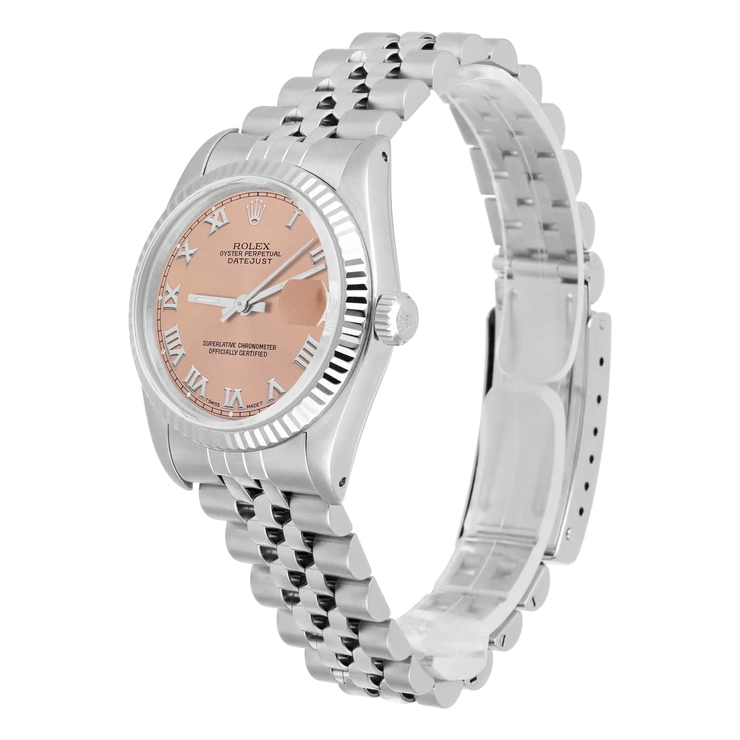 Rolex Datejust 31mm 68274 – Stainless Steel with Salmon Roman Dial-Rolex-JD Watches NY