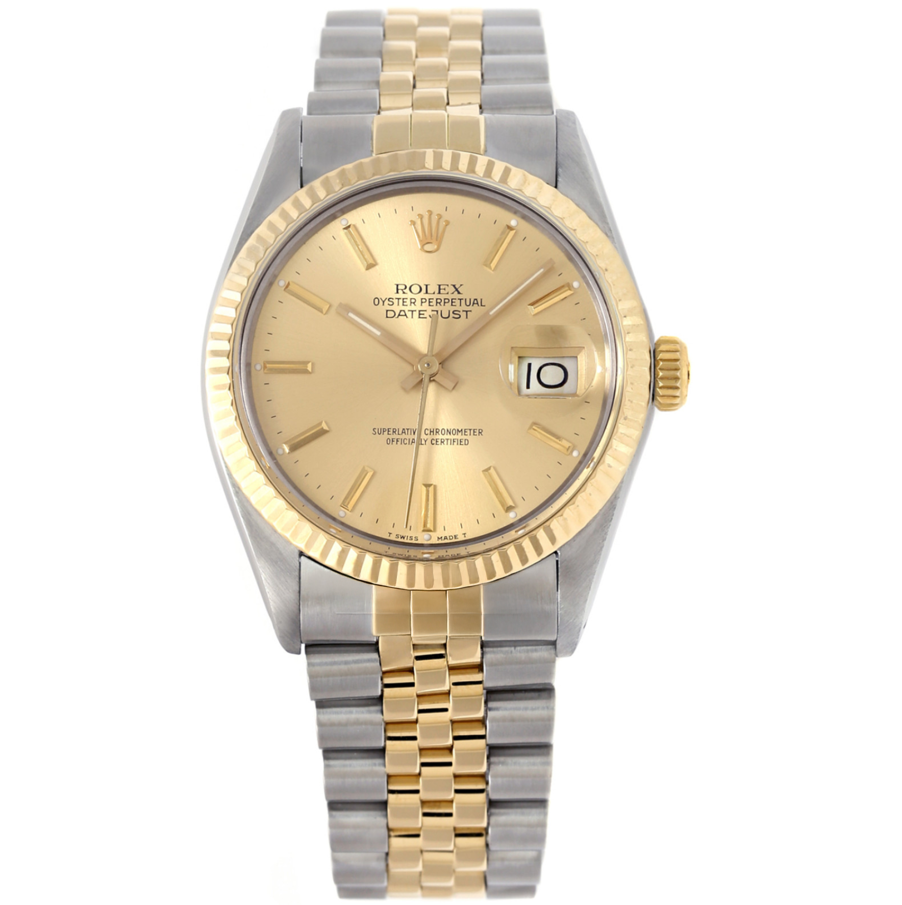 Pre-Owned Rolex Datejust 16013 | Two-Tone 36mm – JD Watches NY Pre-Owned Rolex Datejust 16013 | Two-Tone 36mm – JD Watches NY