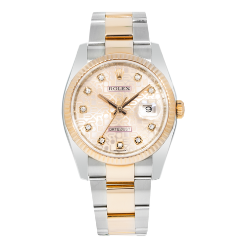 Rolex Datejust 36mm 116231 – Pink Jubilee Diamond Dial Steel & 18k Everose Gold (Year: 2010 to 2015)