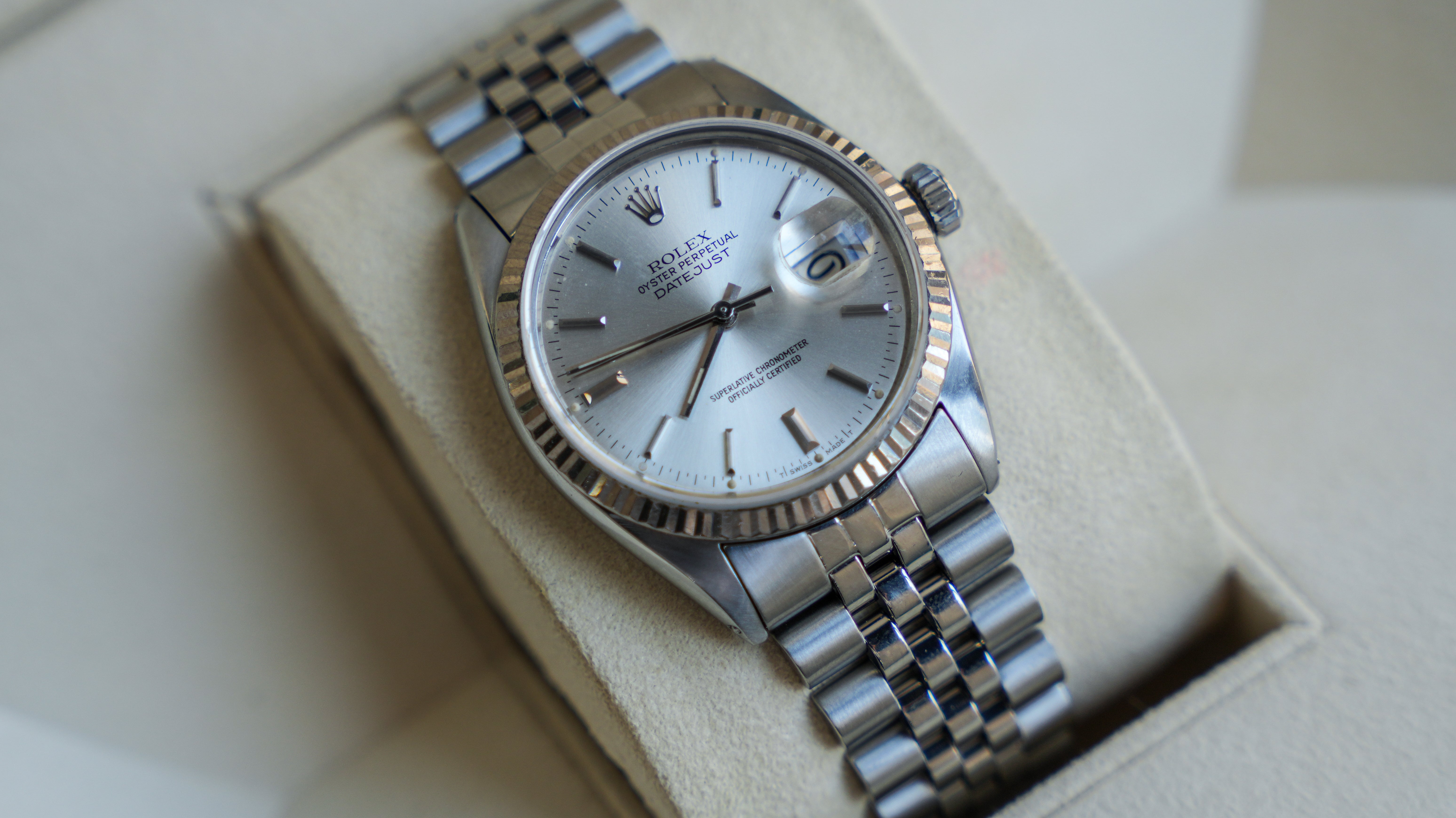 16014 Pre-Owned Rolex Datejust 16014 | 36mm Steel White Gold – JD Watches NY
