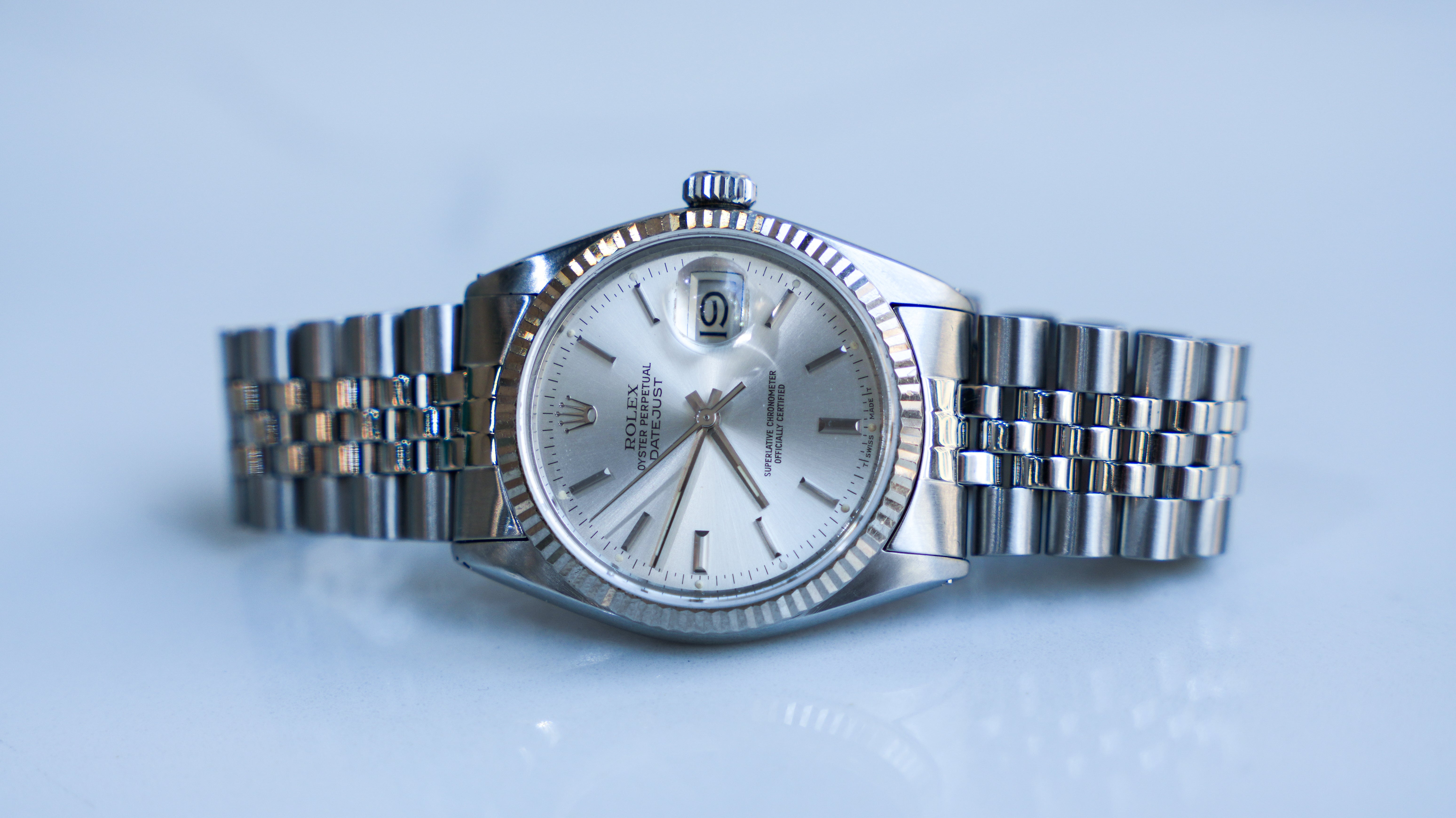 16014 Pre-Owned Rolex Datejust 16014 | 36mm Steel White Gold – JD Watches NY