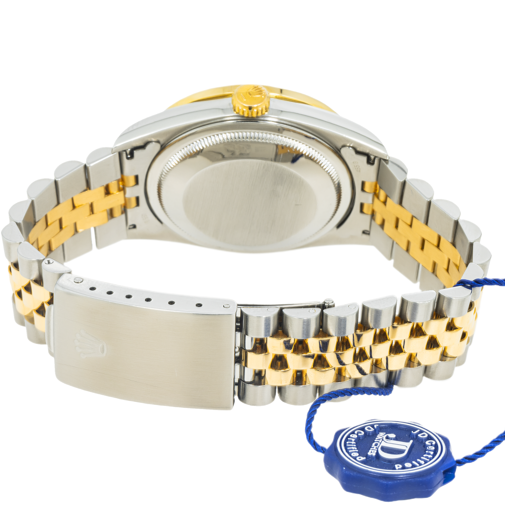 Rolex Datejust 36mm 16233 Yellow Gold & Stainless Steel – Mother of Pearl Diamond Dial & Diamond Bezel (Year: 1988-2004)