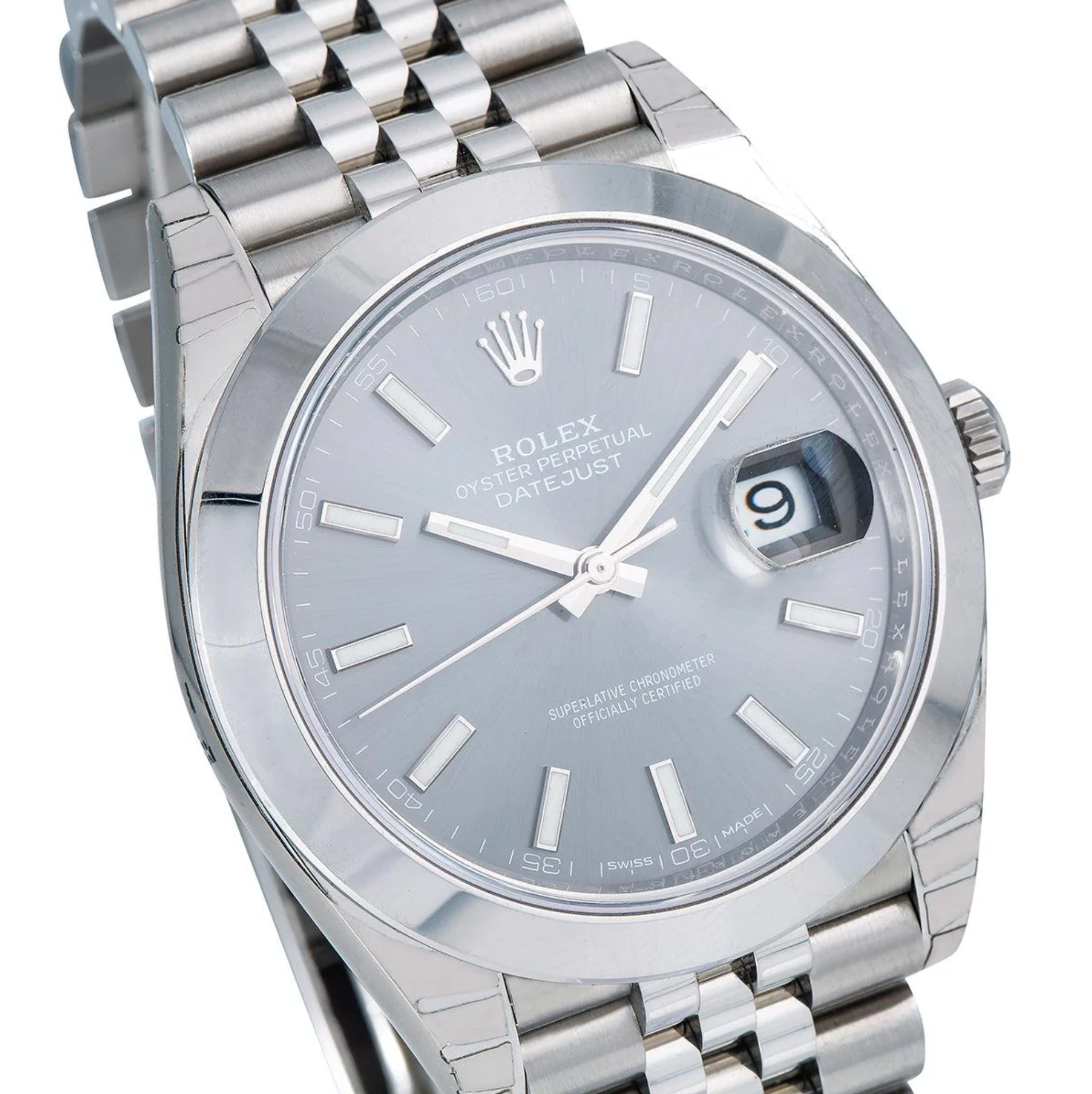 Rolex Datejust 41 – Stainless Steel with Dark Rhodium Dial and Jubilee Bracelet Ref. 126300