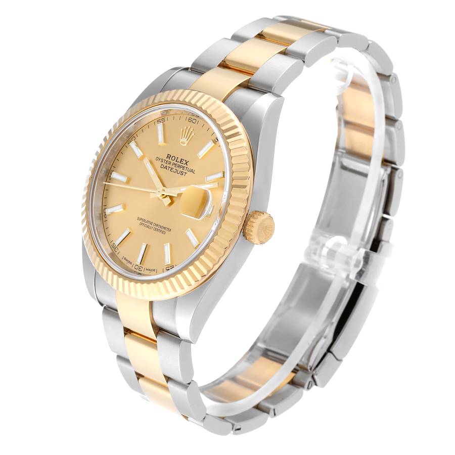Rolex Datejust 41 Steel Yellow Gold 126333 Champagne Dial Mens Watch-Rolex-JD Watches NY