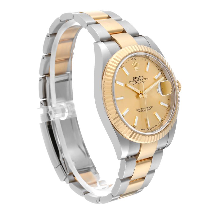 Rolex Datejust 41 Steel Yellow Gold 126333 Champagne Dial Mens Watch-Rolex-JD Watches NY
