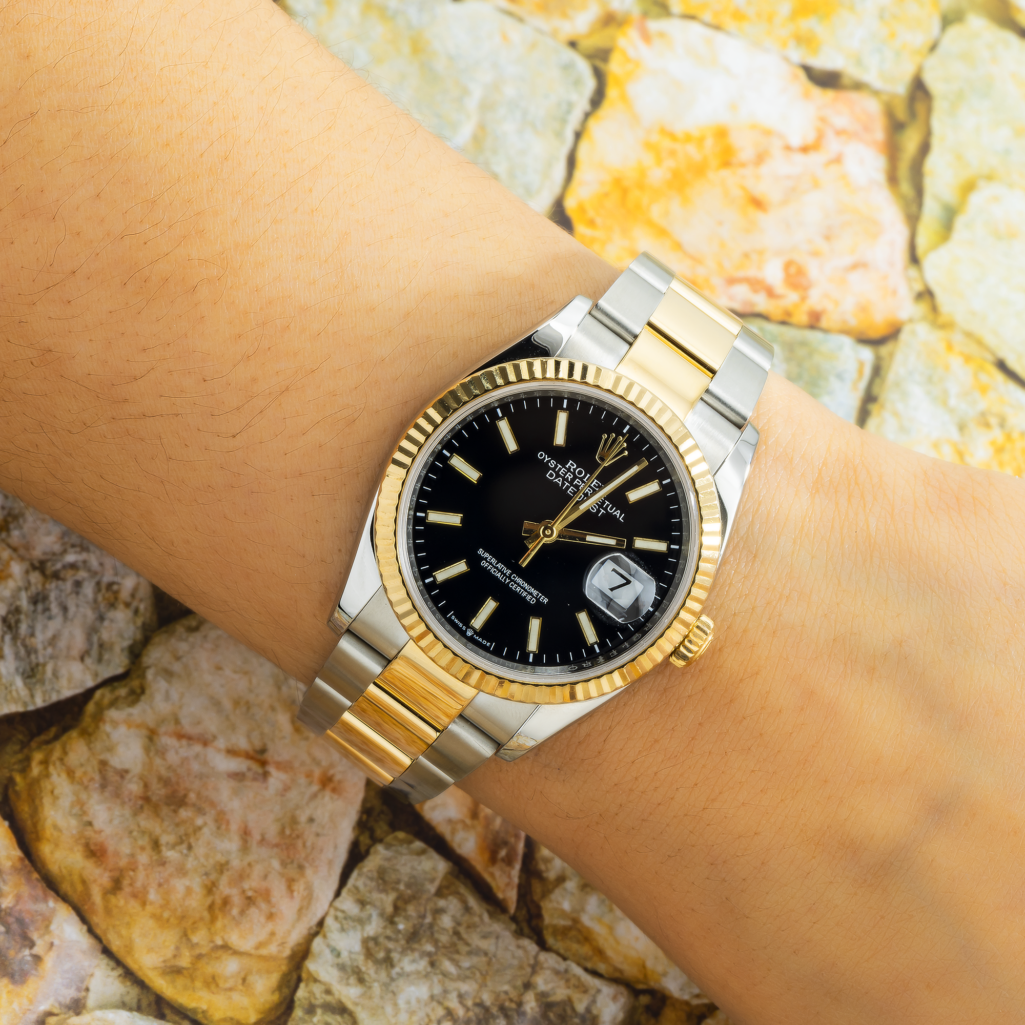 Rolex Datejust 41mm Stainless Steel and Yellow Gold (126333) with Oyster Bracelet-Rolex-JD Watches NY