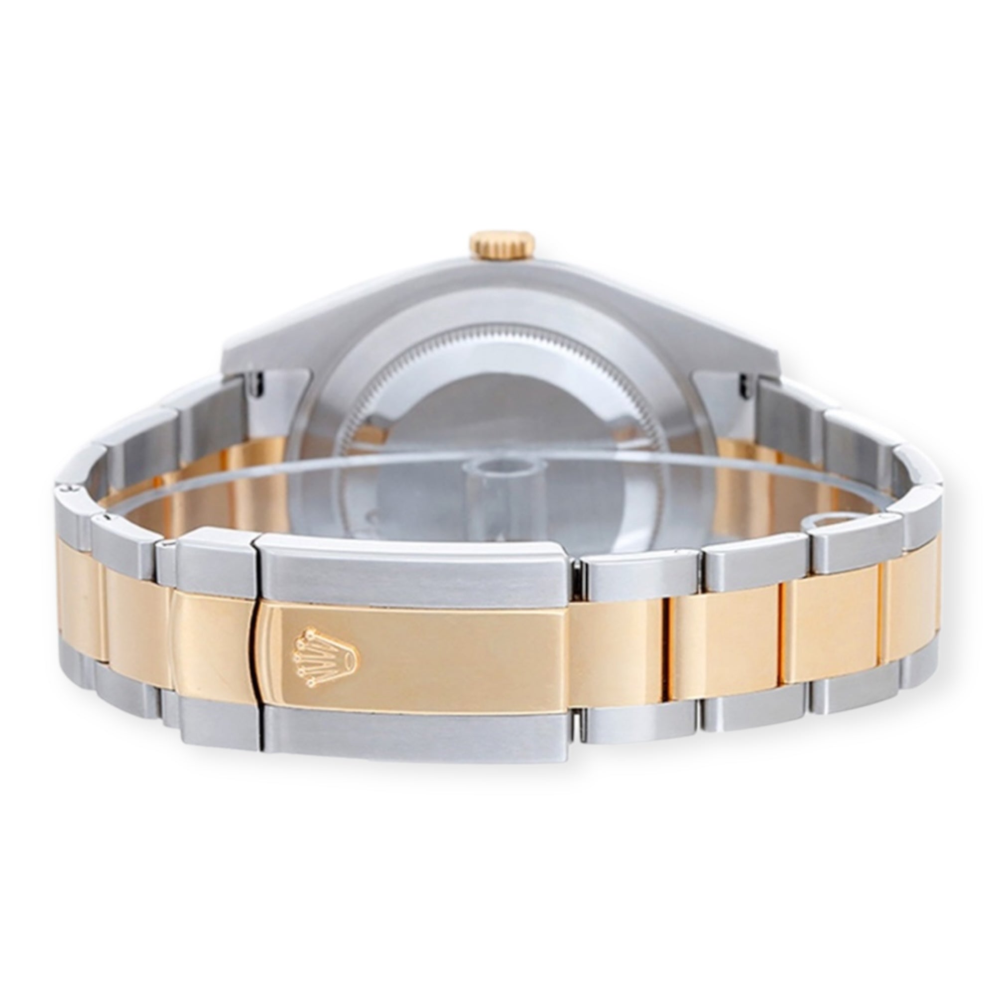 Rolex Datejust 41mm Yellow Gold and Stainless Steel Bracelet Champagne Diamond Dial 116333-Rolex-JD Watches NY