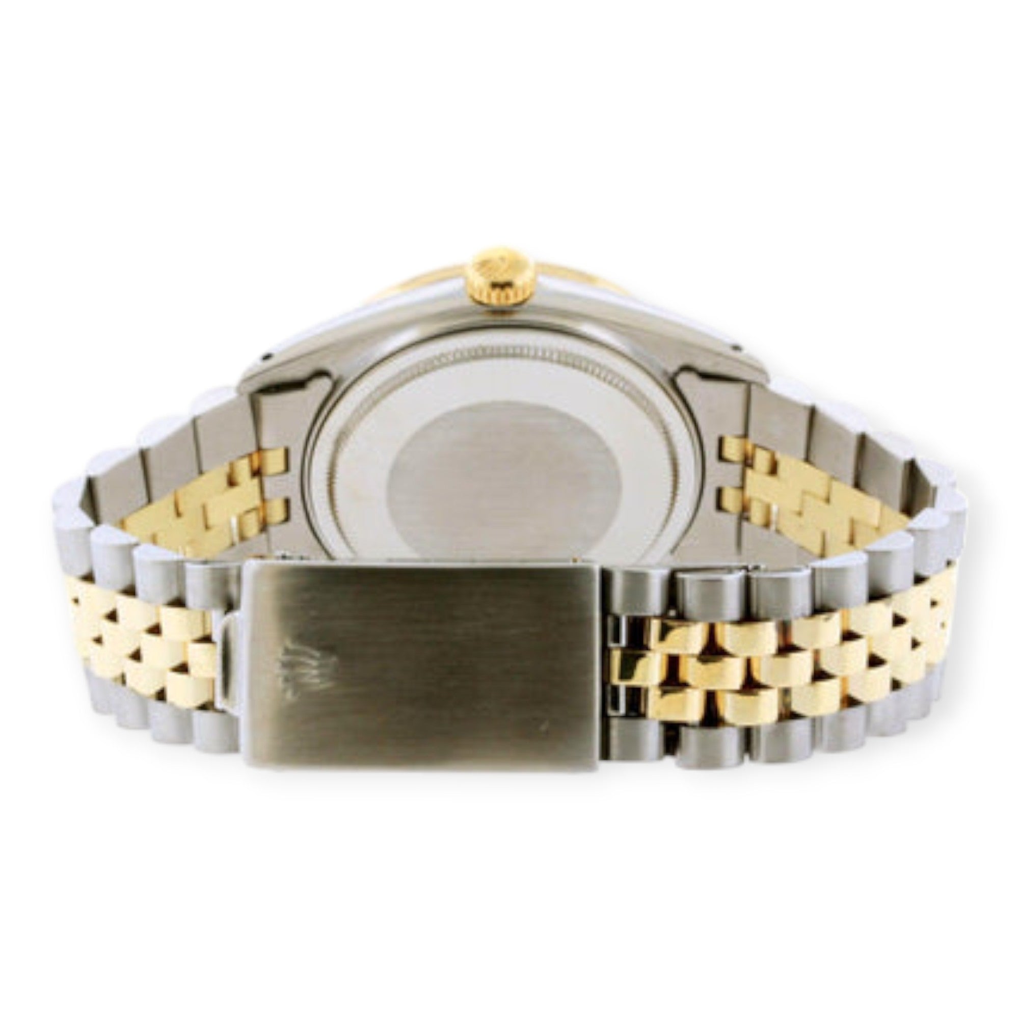 Rolex Datejust Diamond Watch, 36mm, Yellow Gold and Stainless Steel Bracelet White Dial w/ Diamond Bezel-Rolex-JD Watches NY