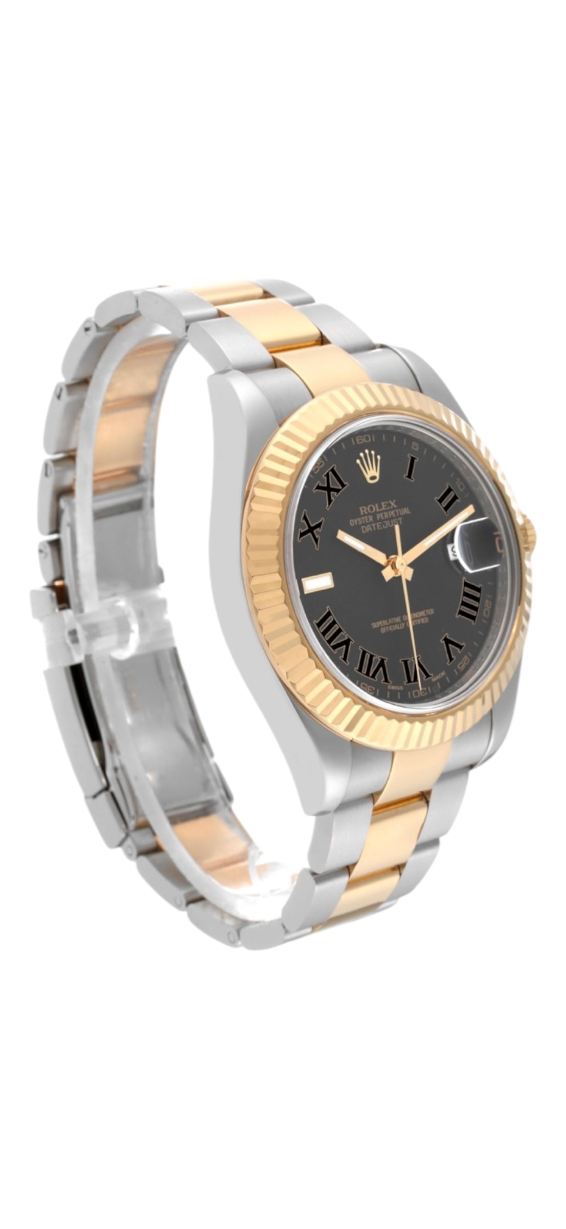 Rolex Datejust II 116333 41MM Black Dial Two Tone Oyster Bracelet-Rolex-JD Watches NY